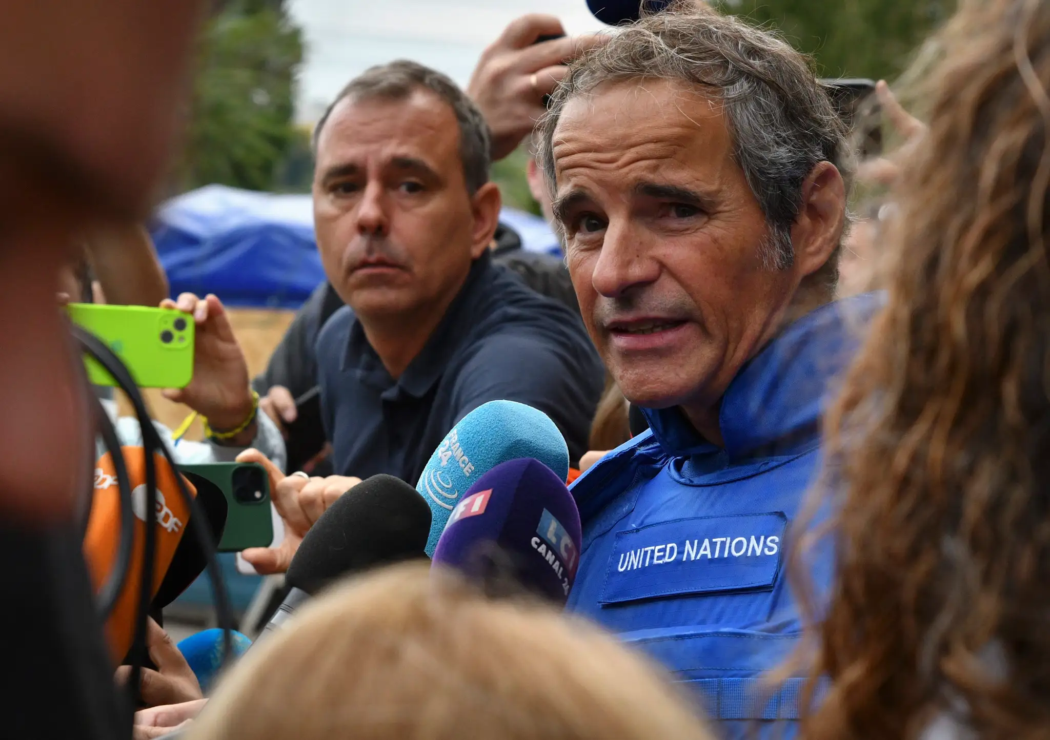 Šéf Medzinárodnej organizácie pre atómovú energiu (MAAE) Rafael Grossi.