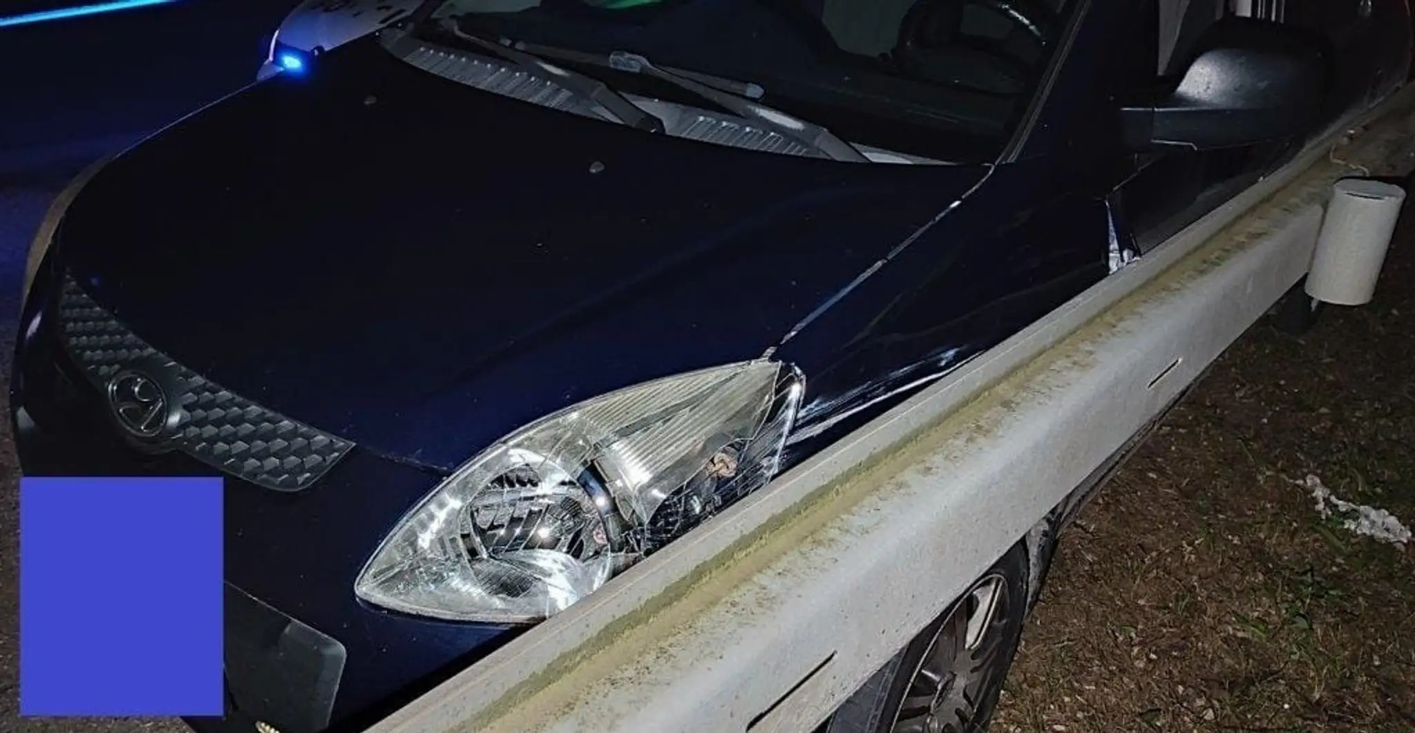 Auto z miesta nehody.