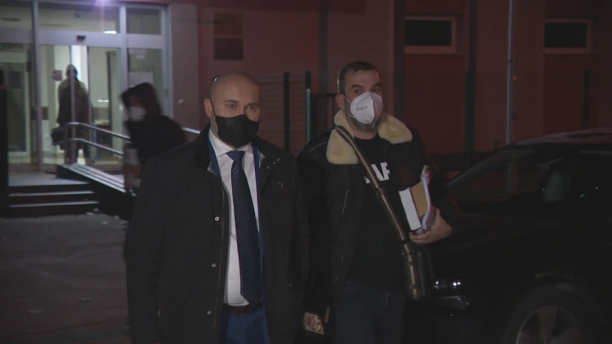 Synovec šéfa Národného kontrolného úradu Karola Mitríka, Pavol (na snímke vpravo).