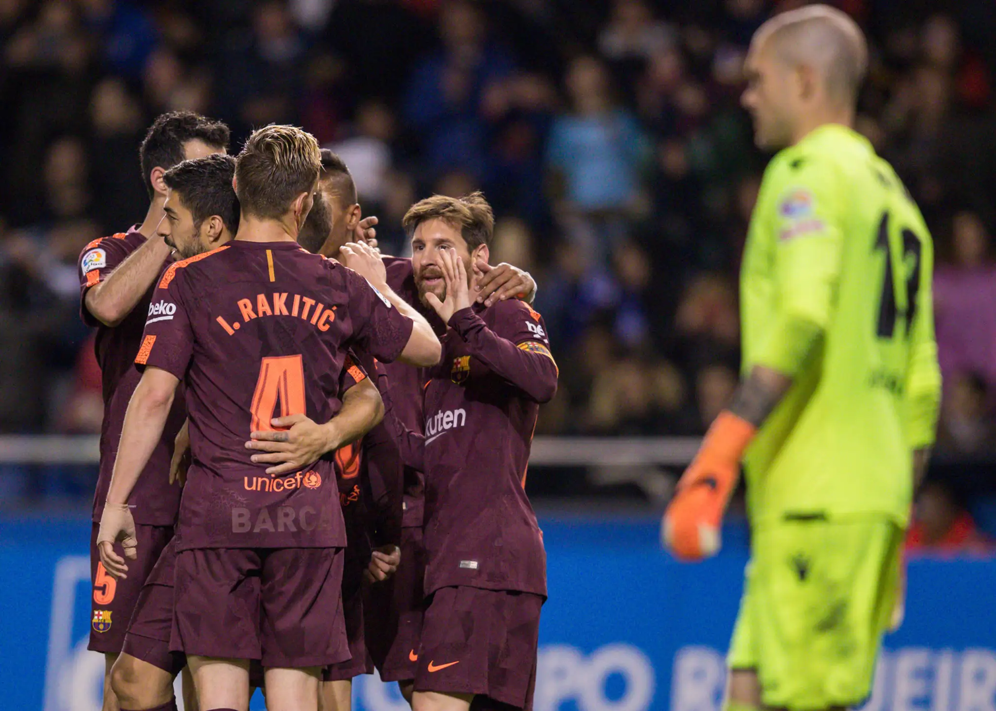 Futbalisti Barcelony.