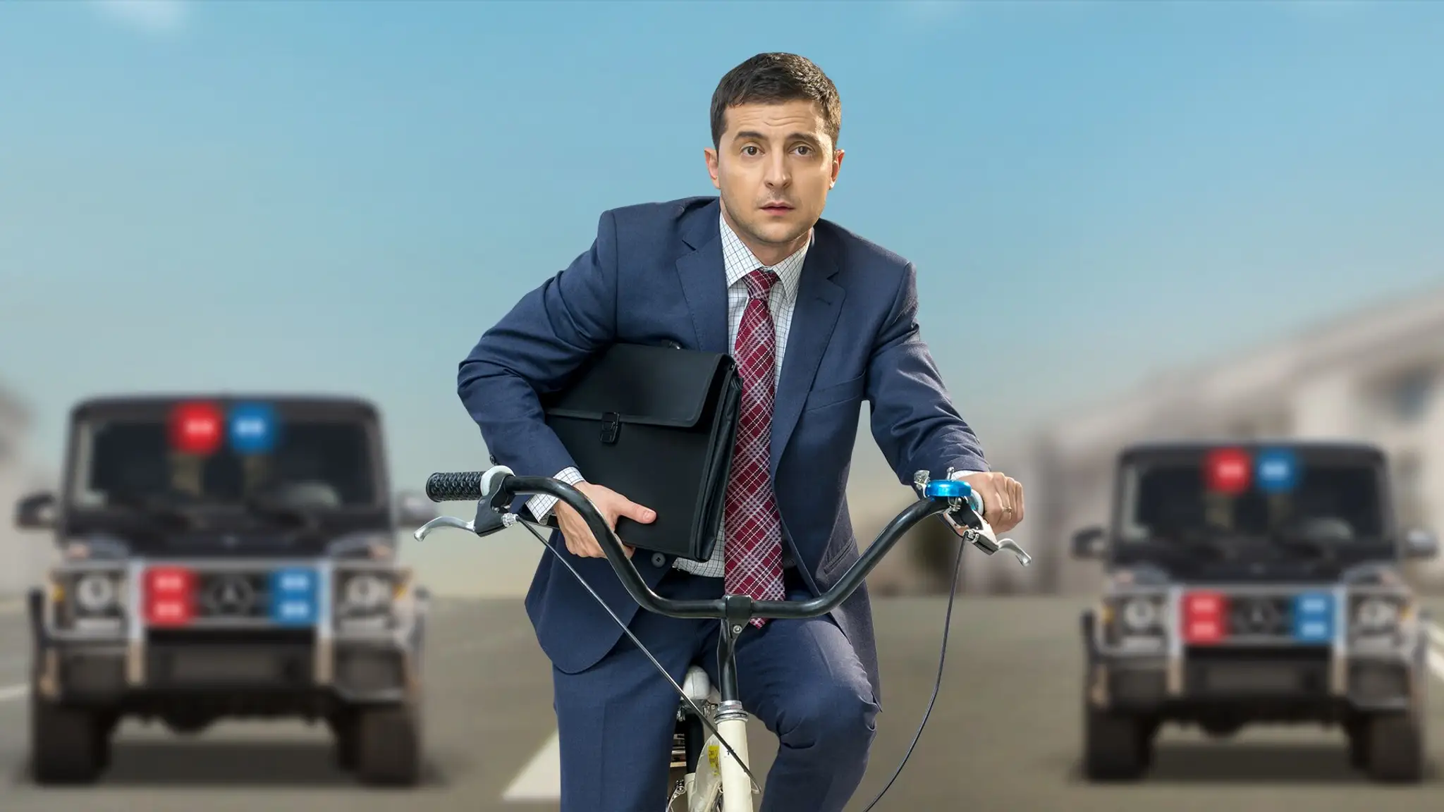 Volodymyr Zelenskyj v seriáli Sluha národa.