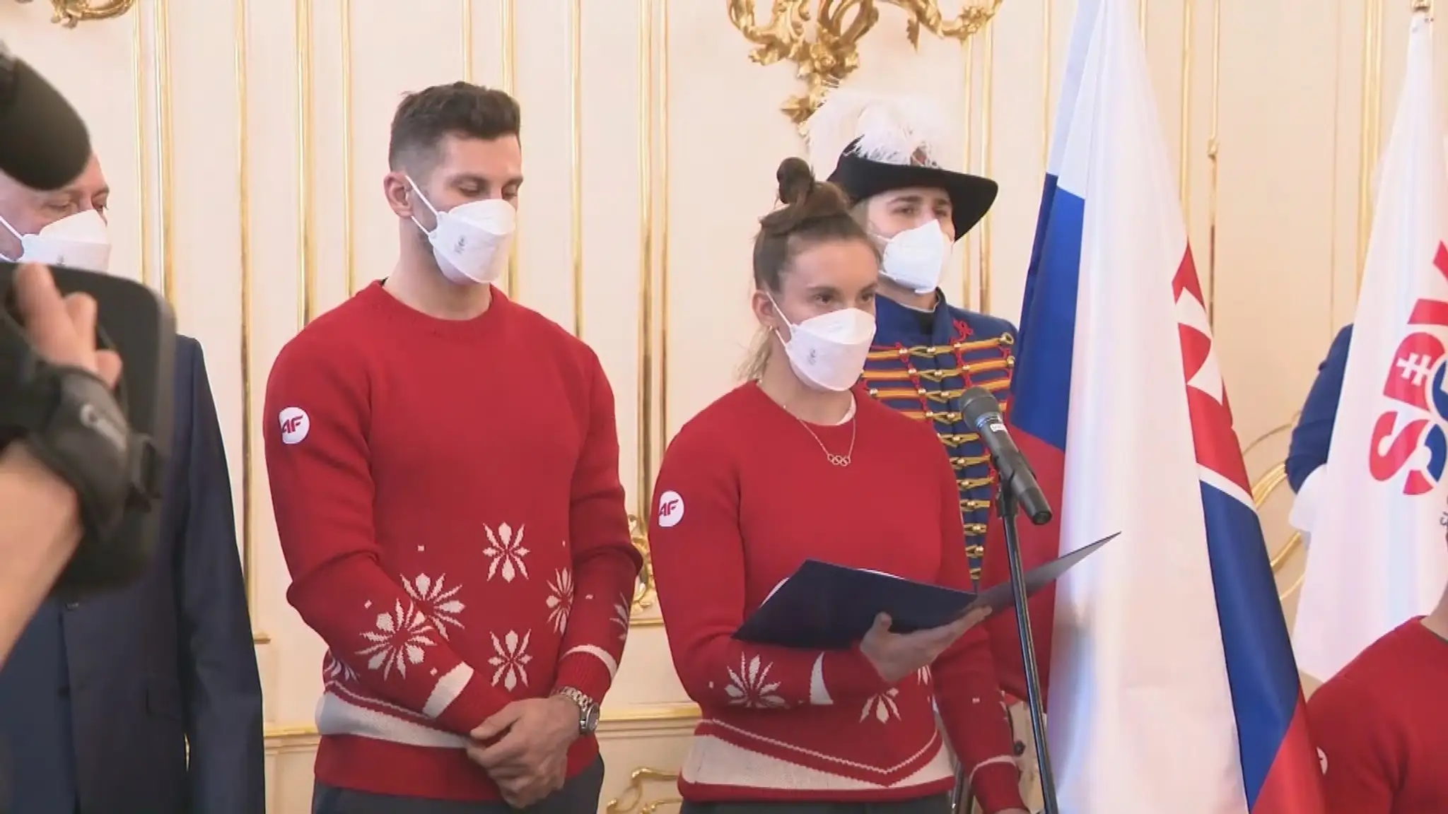 Sľub členov slovenskej výpravy na ZOH 2022 v Pekingu.