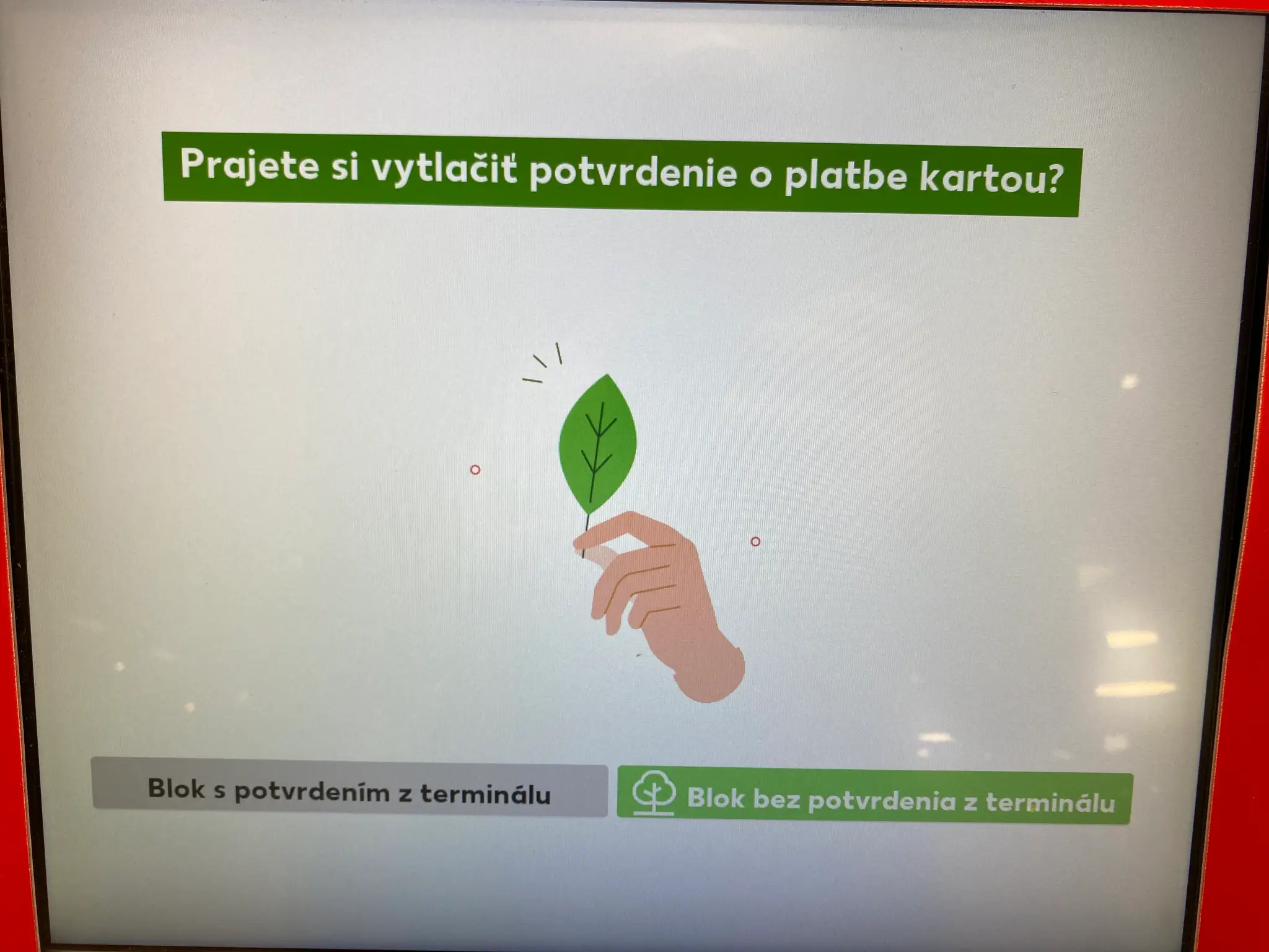 Možnosť voľby pri platení