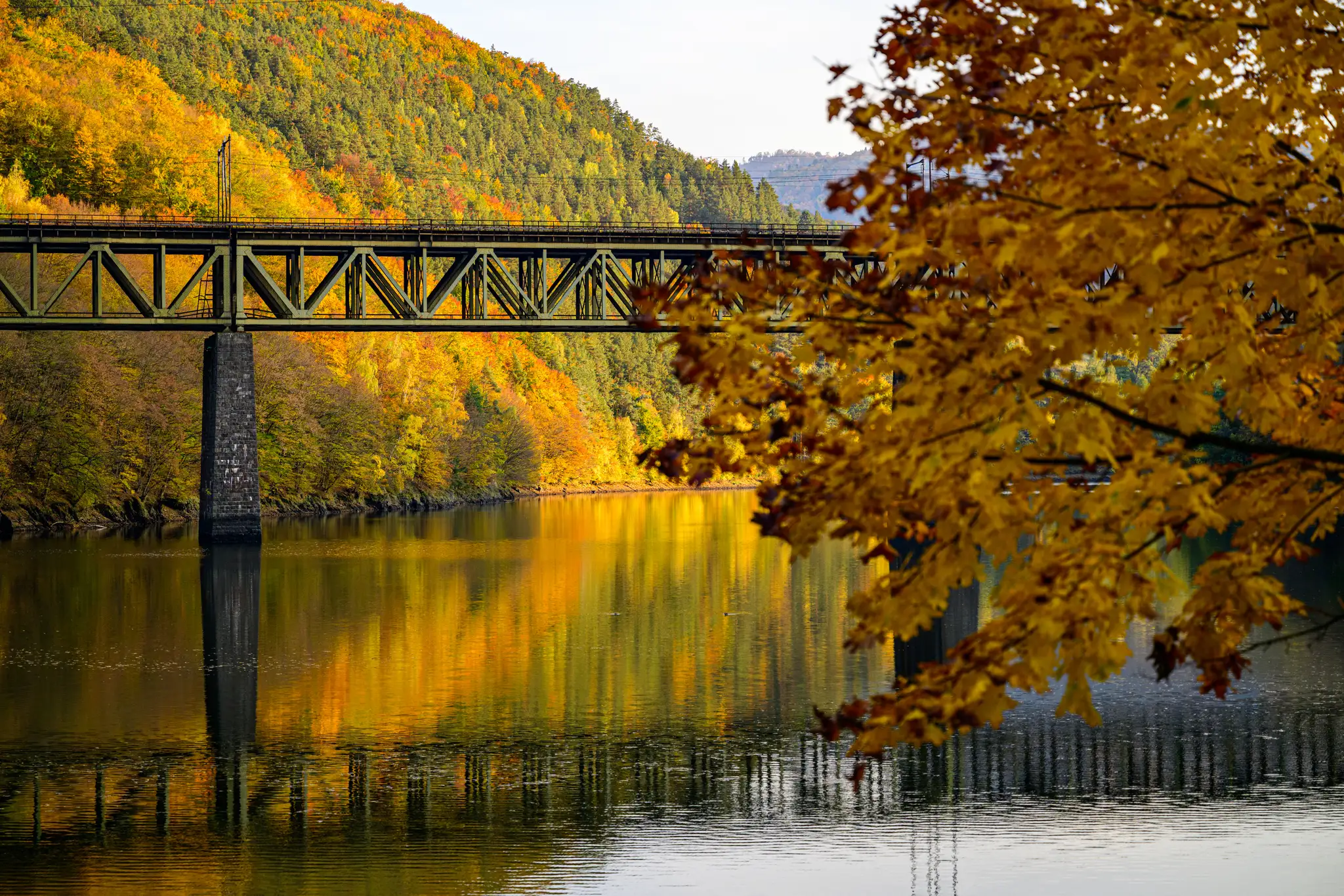 Ružínsky viadukt pri obci Malá Lodina