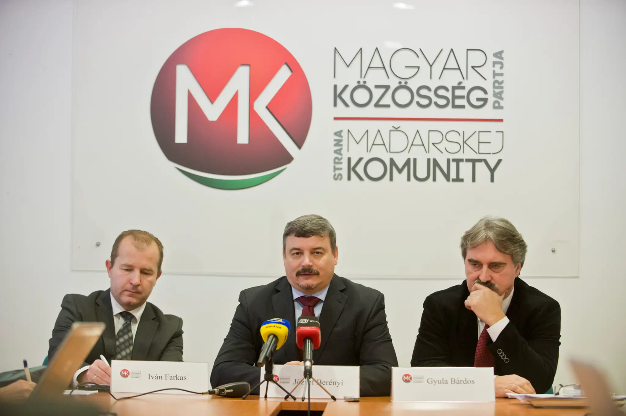 Predstavitelia Strany maďarskej komunity 