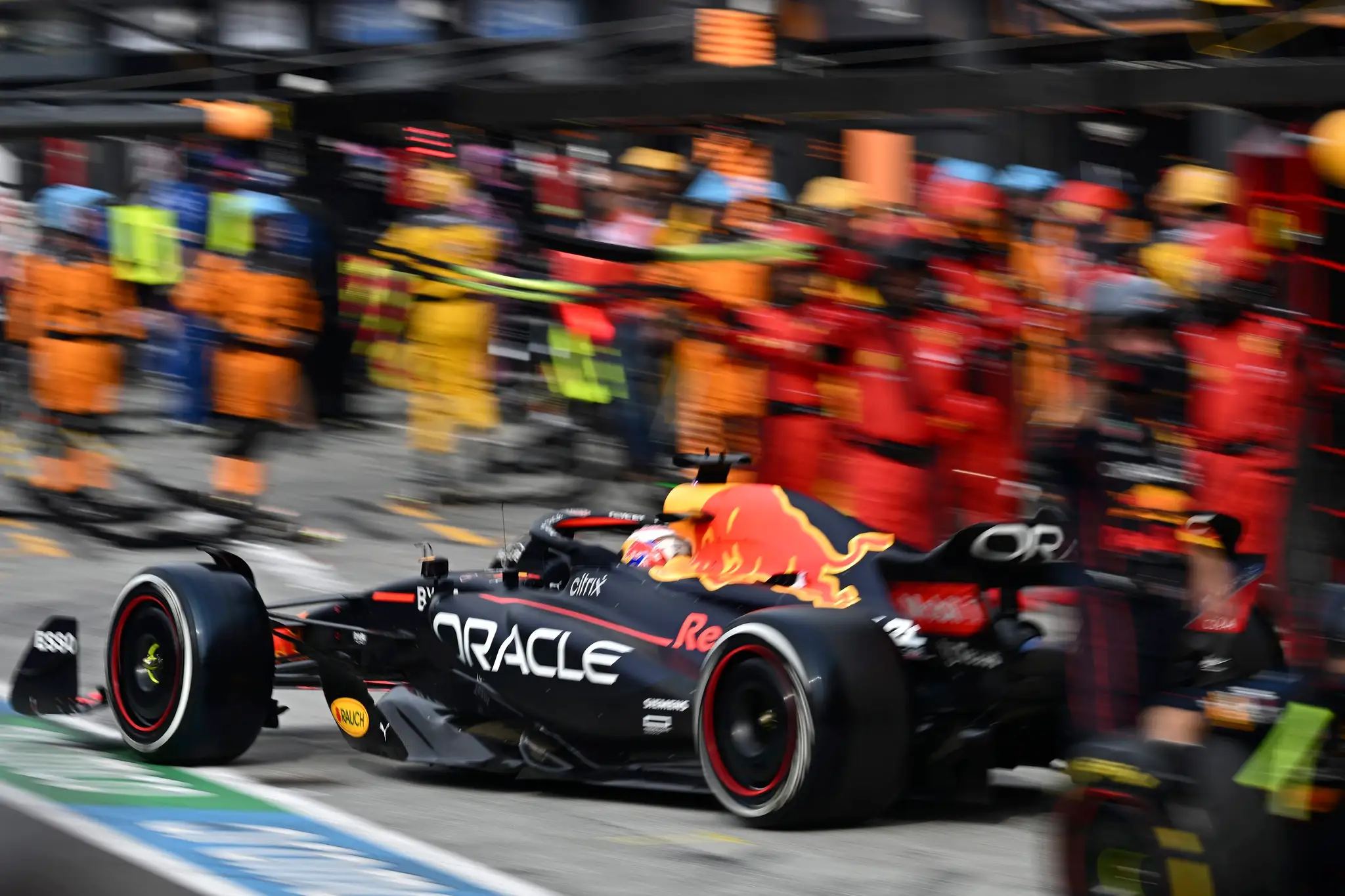 Max Verstappen na Red Bulle