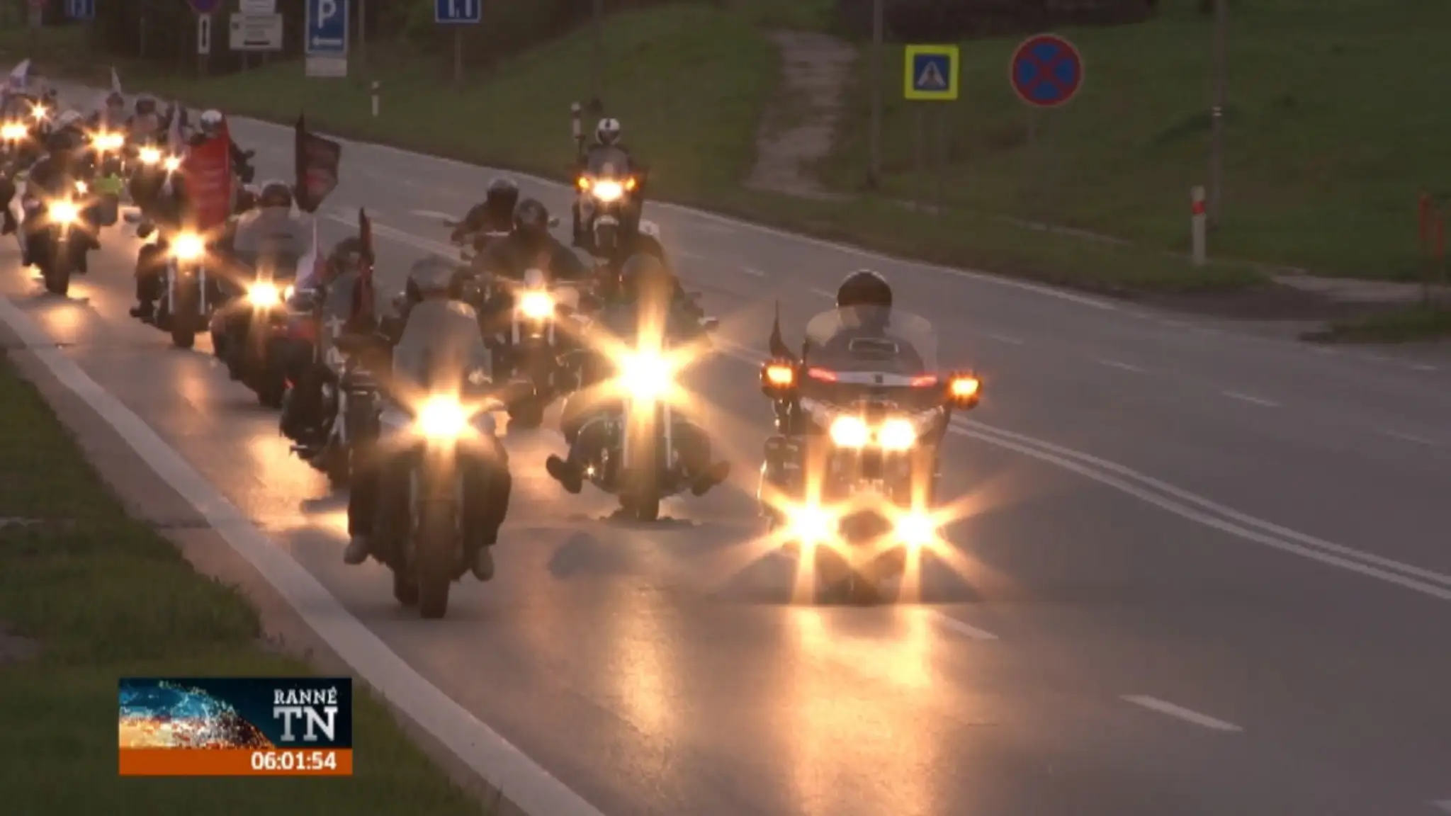 Noční vlci na Slovensku.