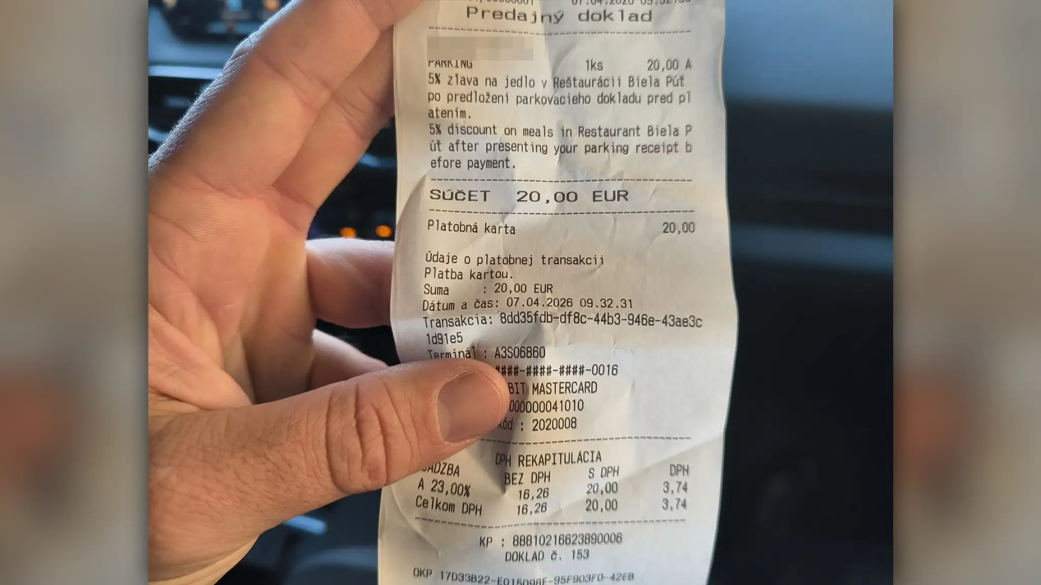Poplatok za parkovanie v Demänovskej Doline