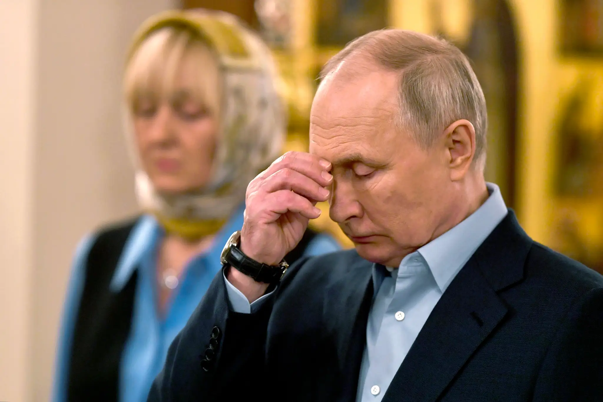 Putin slávil Božie narodenie v spoločnosti rodín vojakov padlých na Ukrajine.