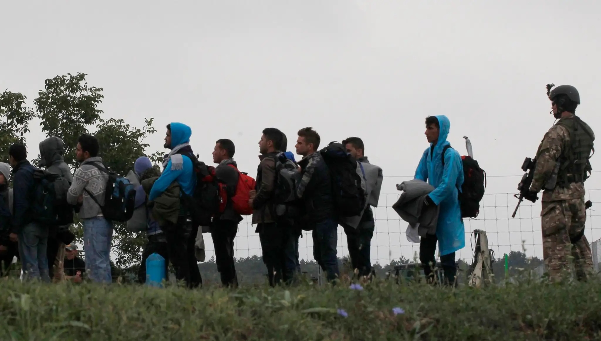 Migranti v Chorvátsku.