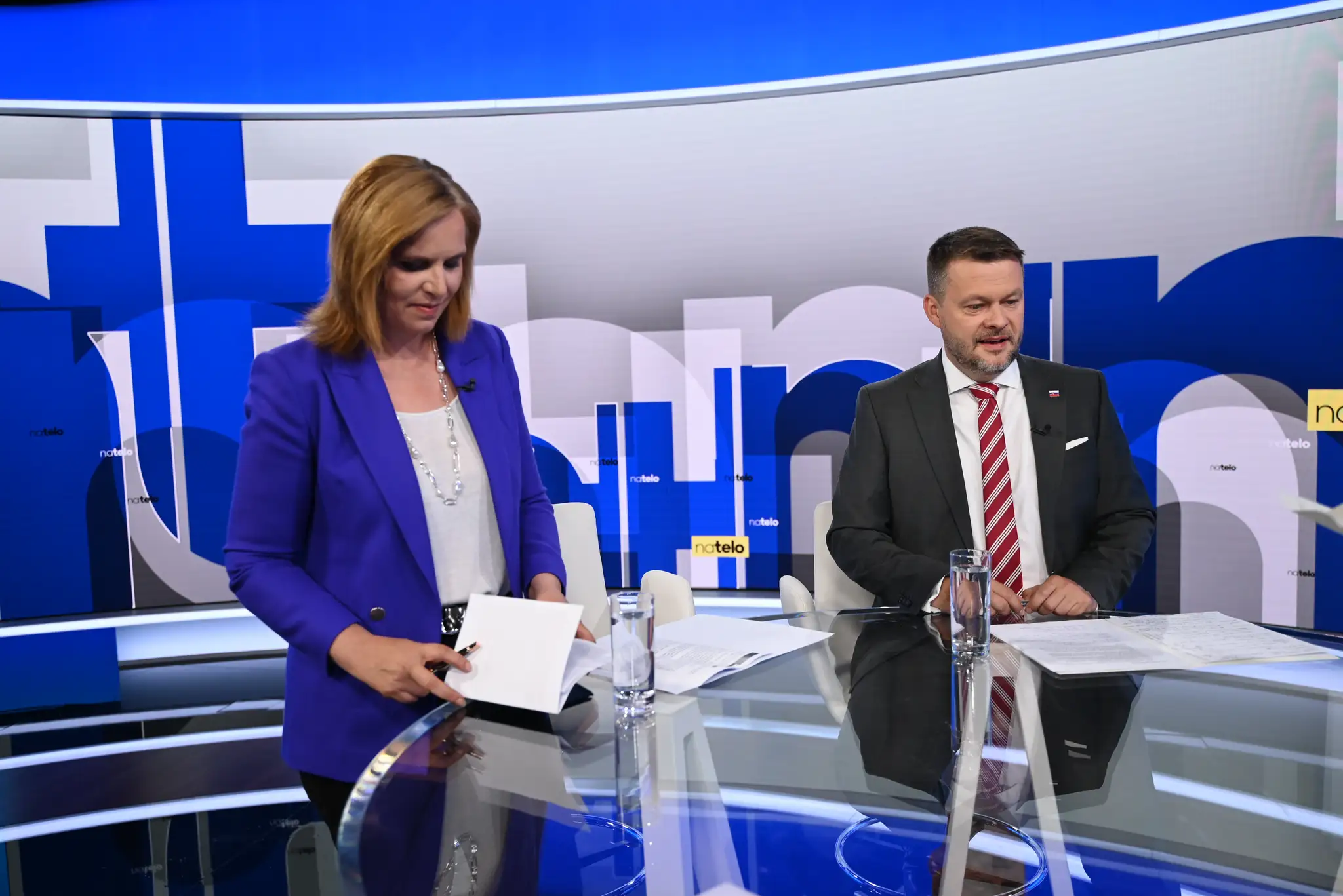 Minister Samuel Migaľ a poslankyňa Veronika Remišová v relácii Na telo