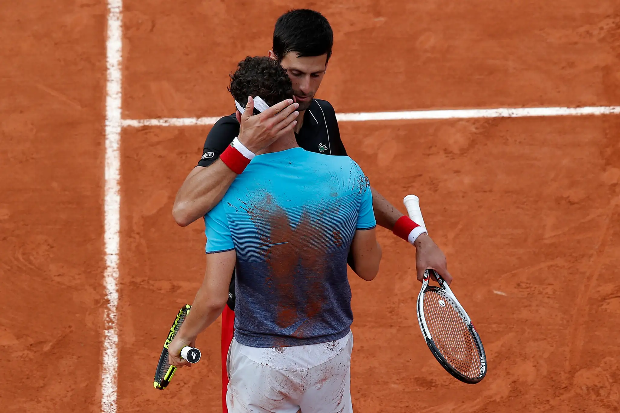 Taliansky tenista Marco Cecchinato a Djokovič