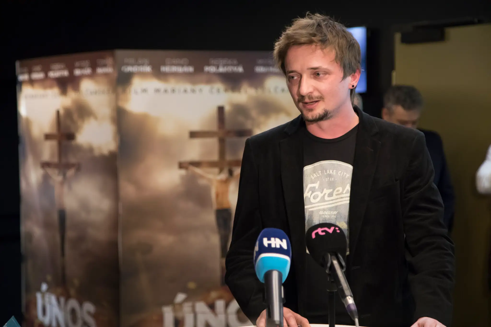 Dano Heriban pred premiérou filmu Únos.