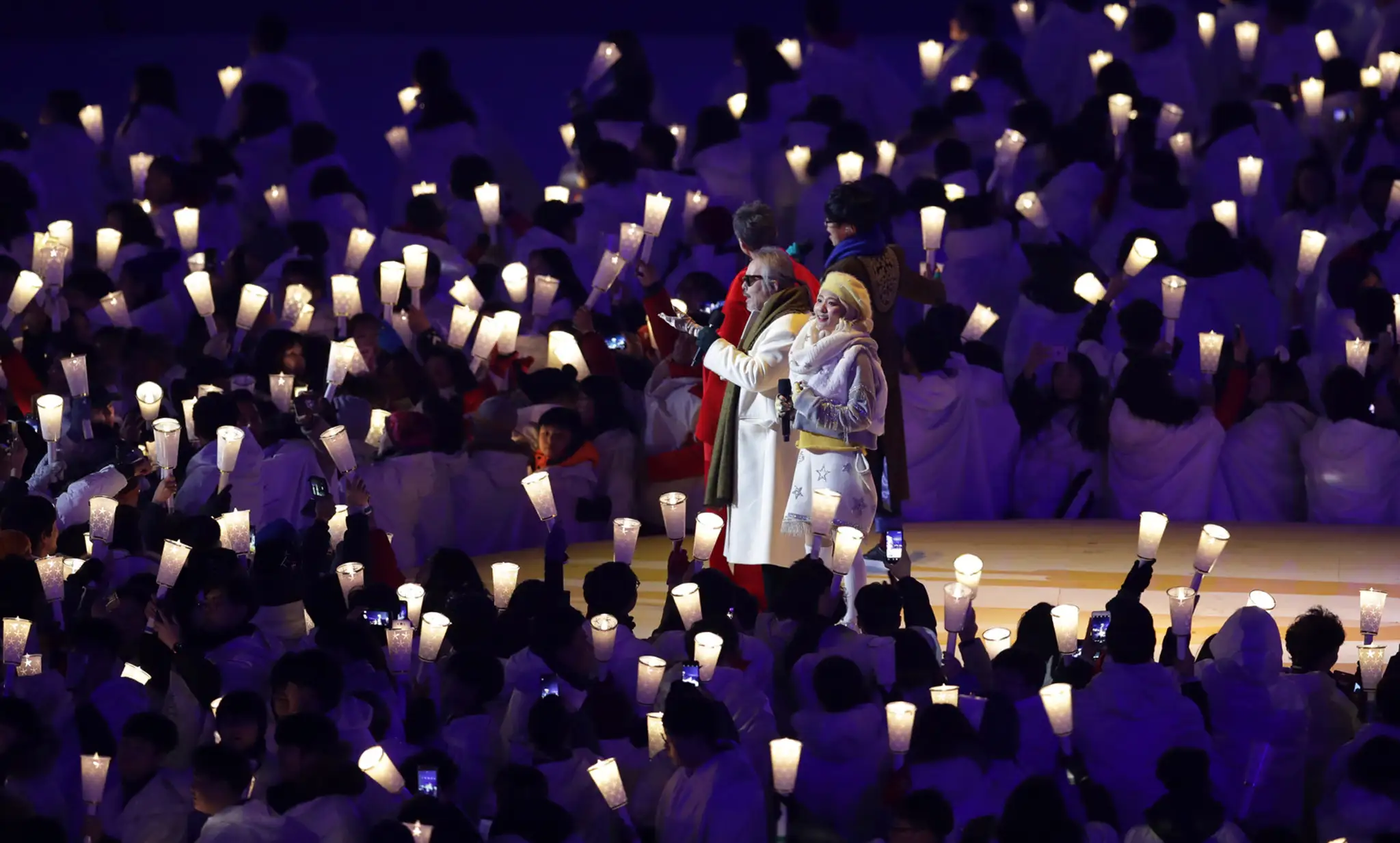 Portugalská výprava na otváracom ceremoniáli ZOH 2018.