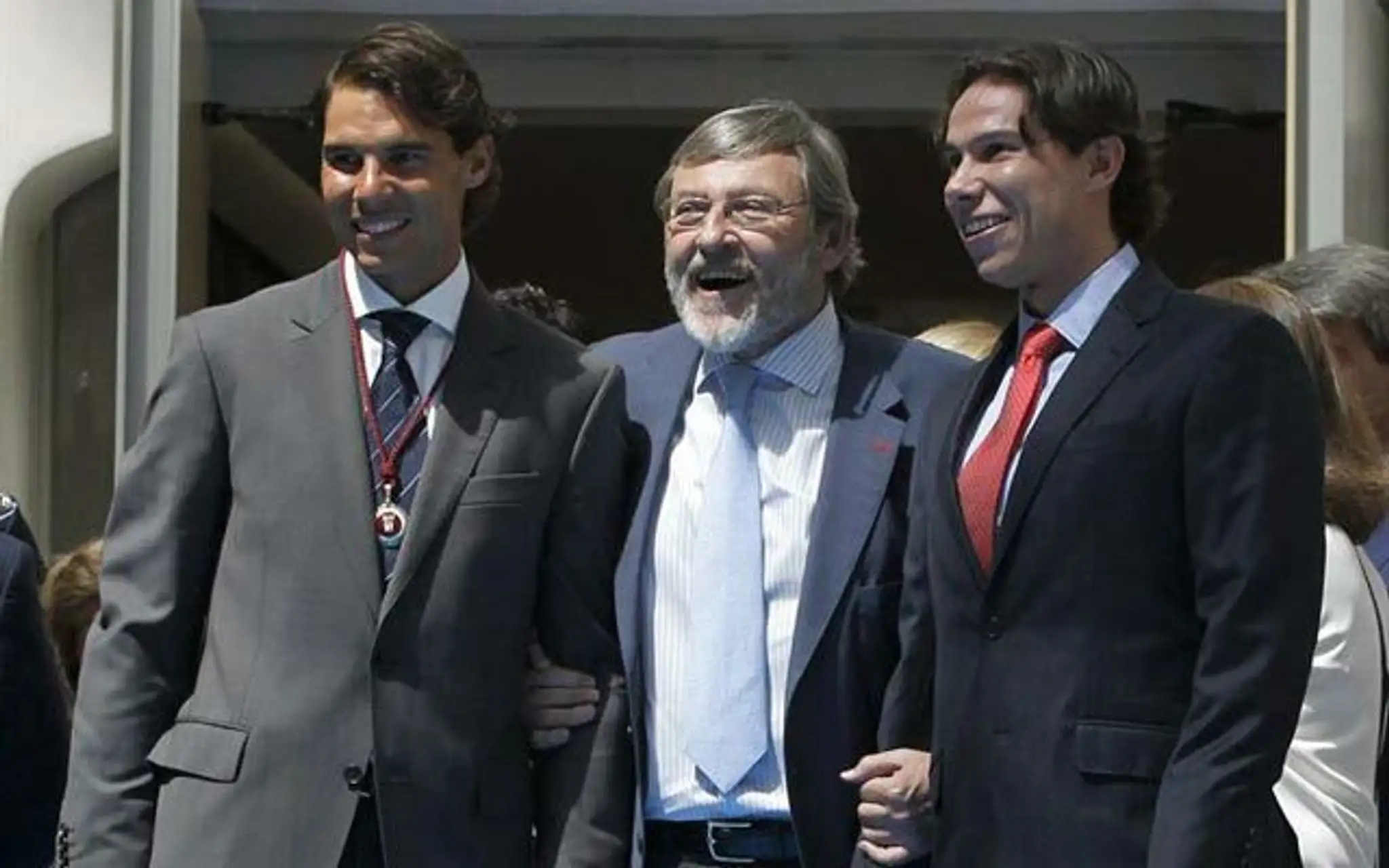 Nadal a jeho dvojník José Manuel Ramiro