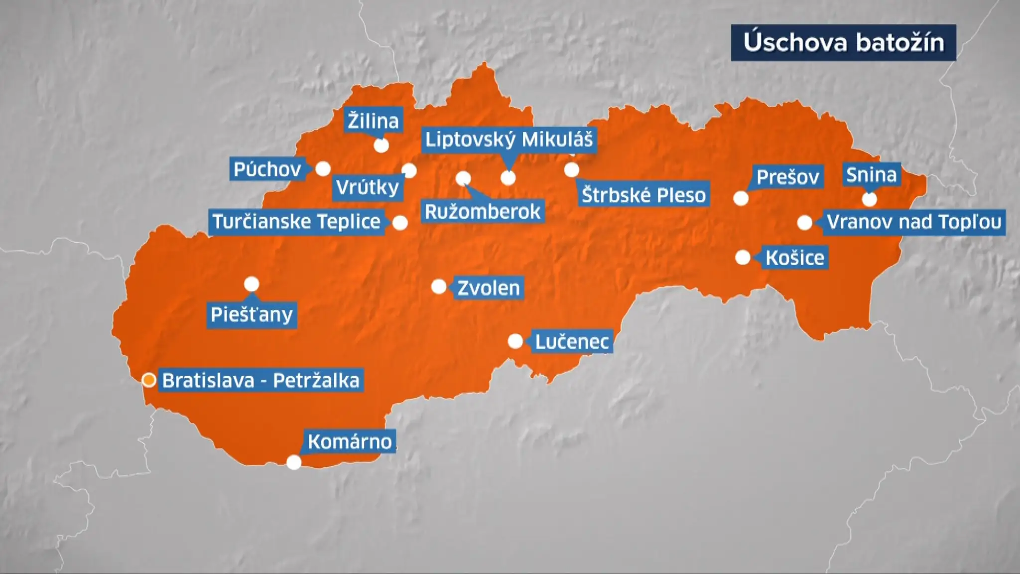 Úschovne batožín na Slovensku 