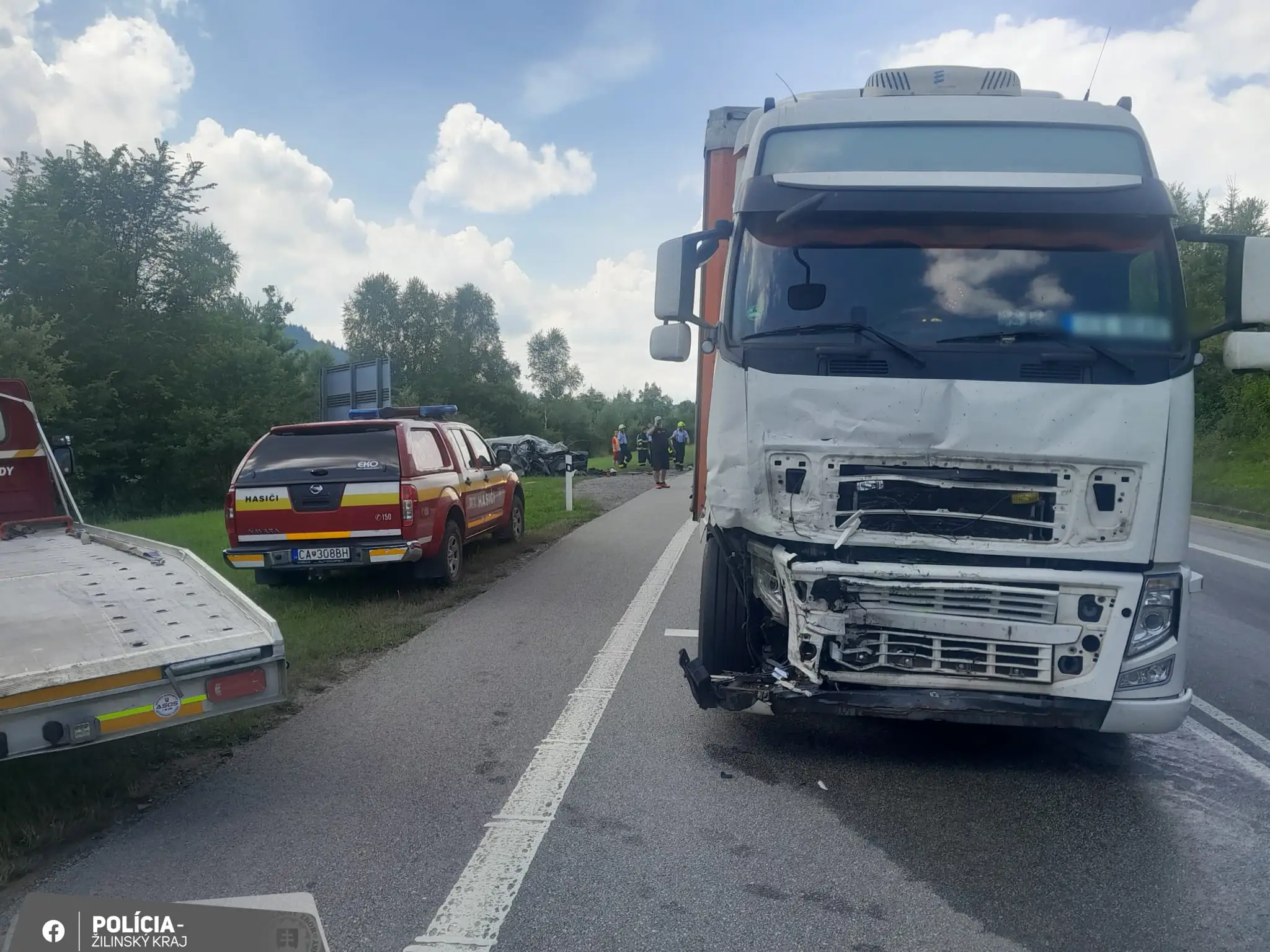 Vážna nehoda v okrese Čadca.