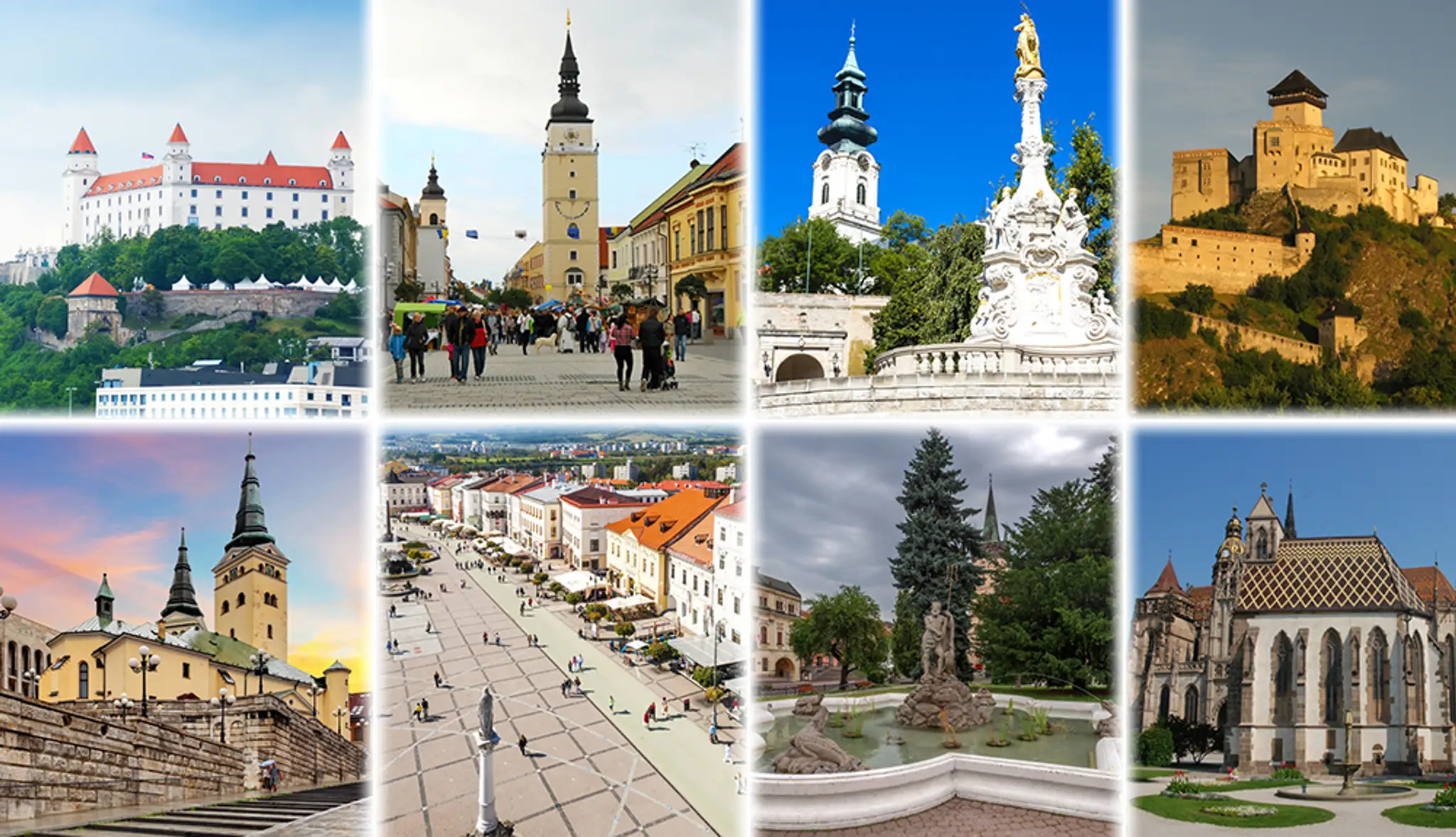 Pohľad na dominanty krajských miest