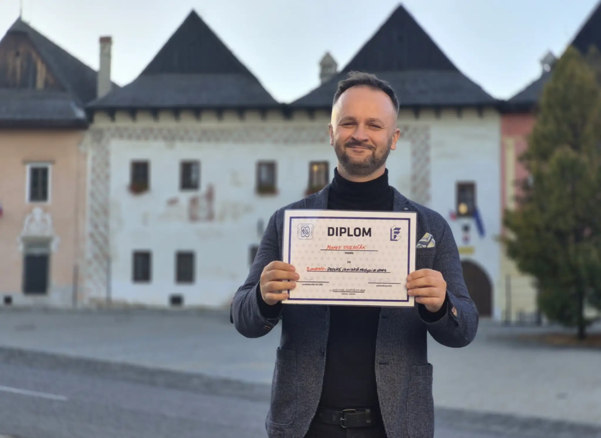 Marek Vnenčák získal ocenenie