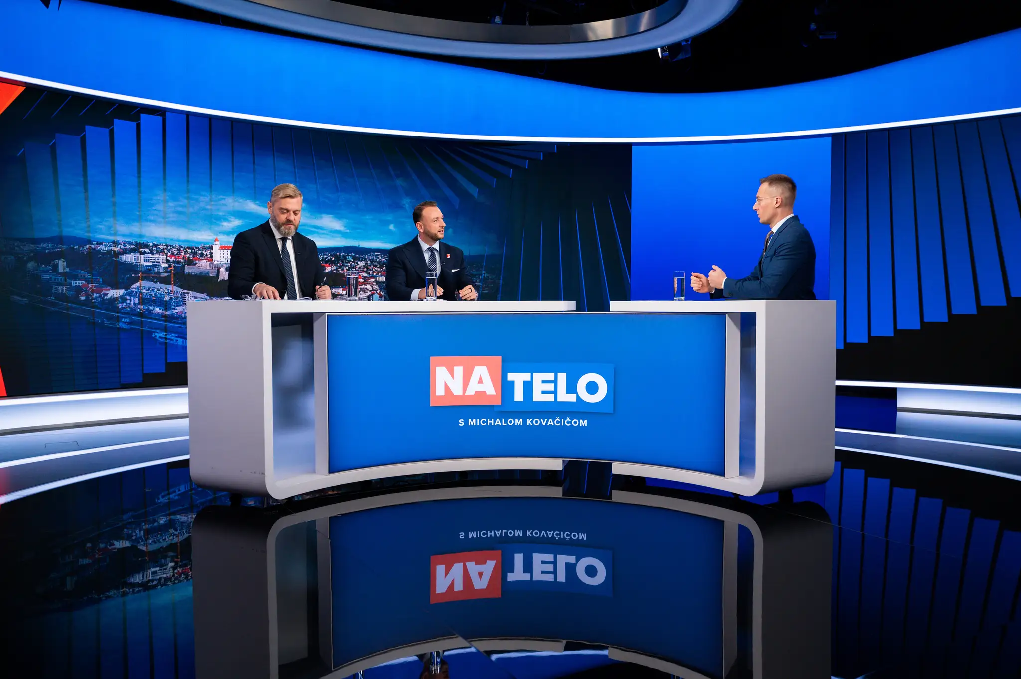 Juraj Krúpa a Matúš Šutaj Eštok v relácii Na telo