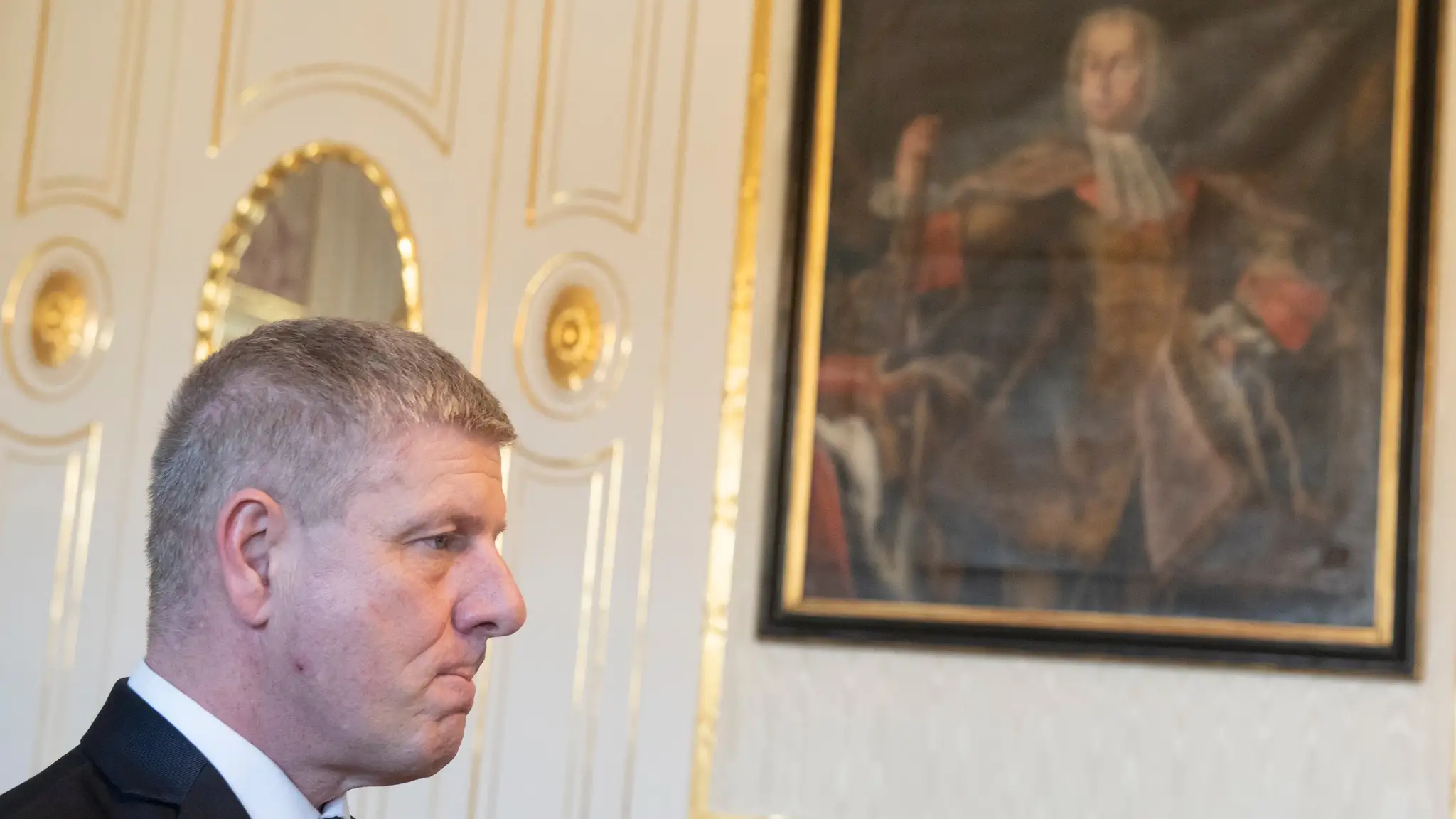 Vladimír Lengvarský v prezidentskom paláci.