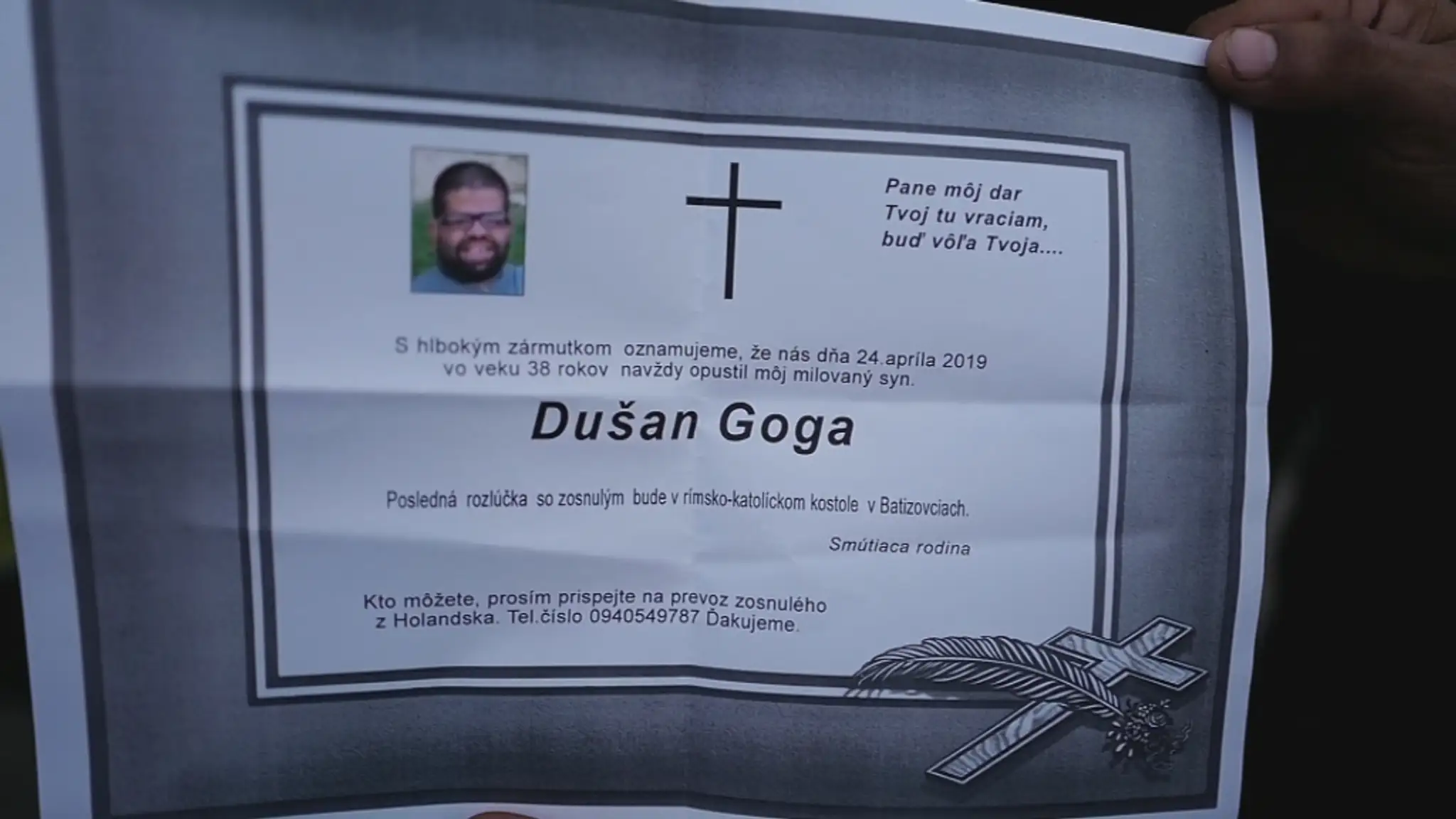 Zomrel Dušan Goga z Batizoviec