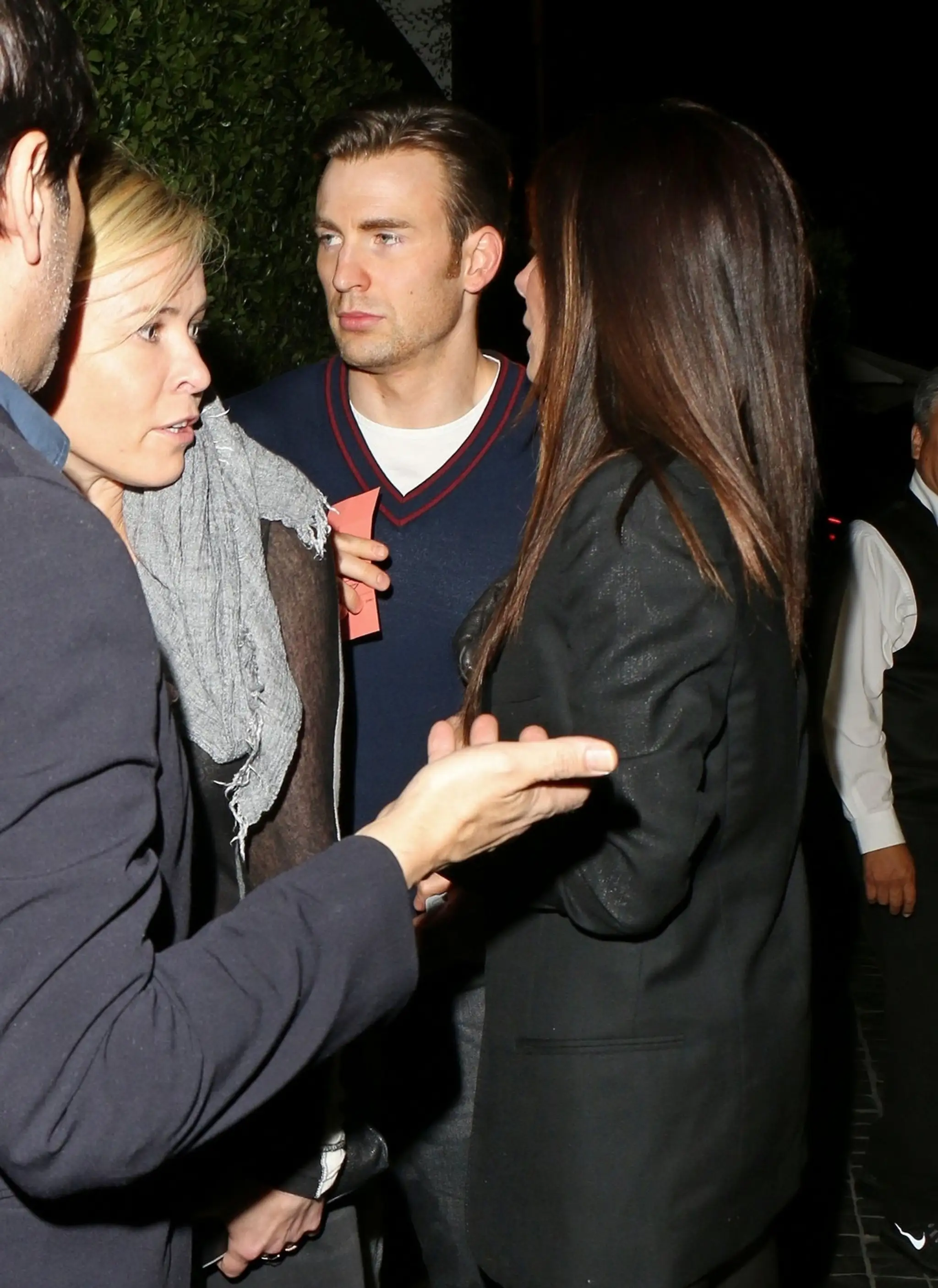 Chris Evans a Sandra Bullock 