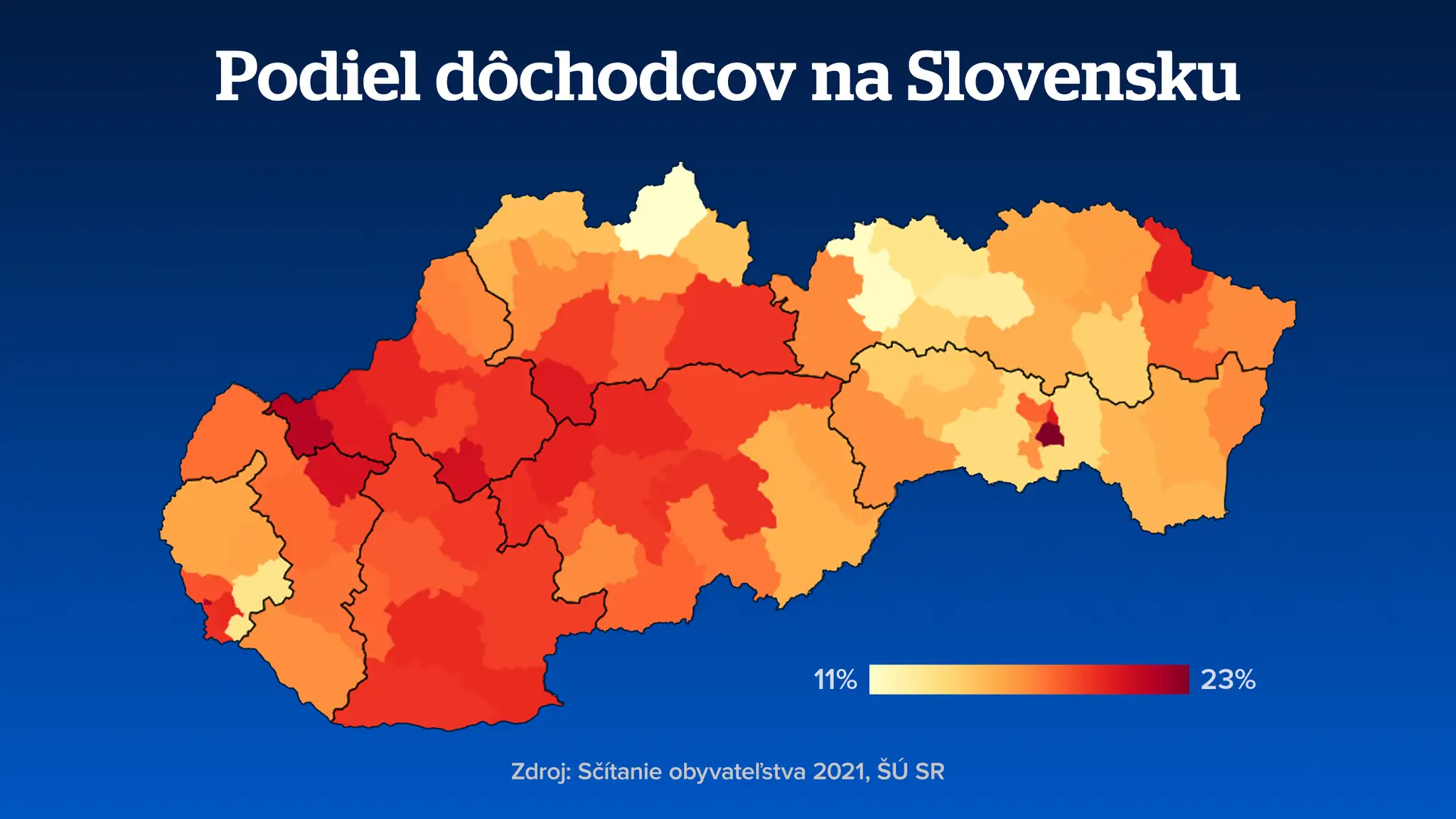 Podiel dôchodcov na Slovensku