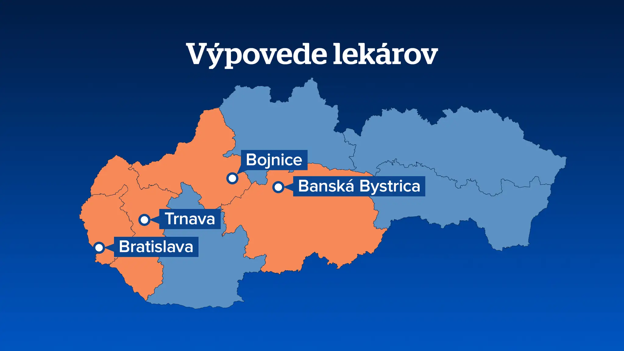 Výpovede lekárov v mestách