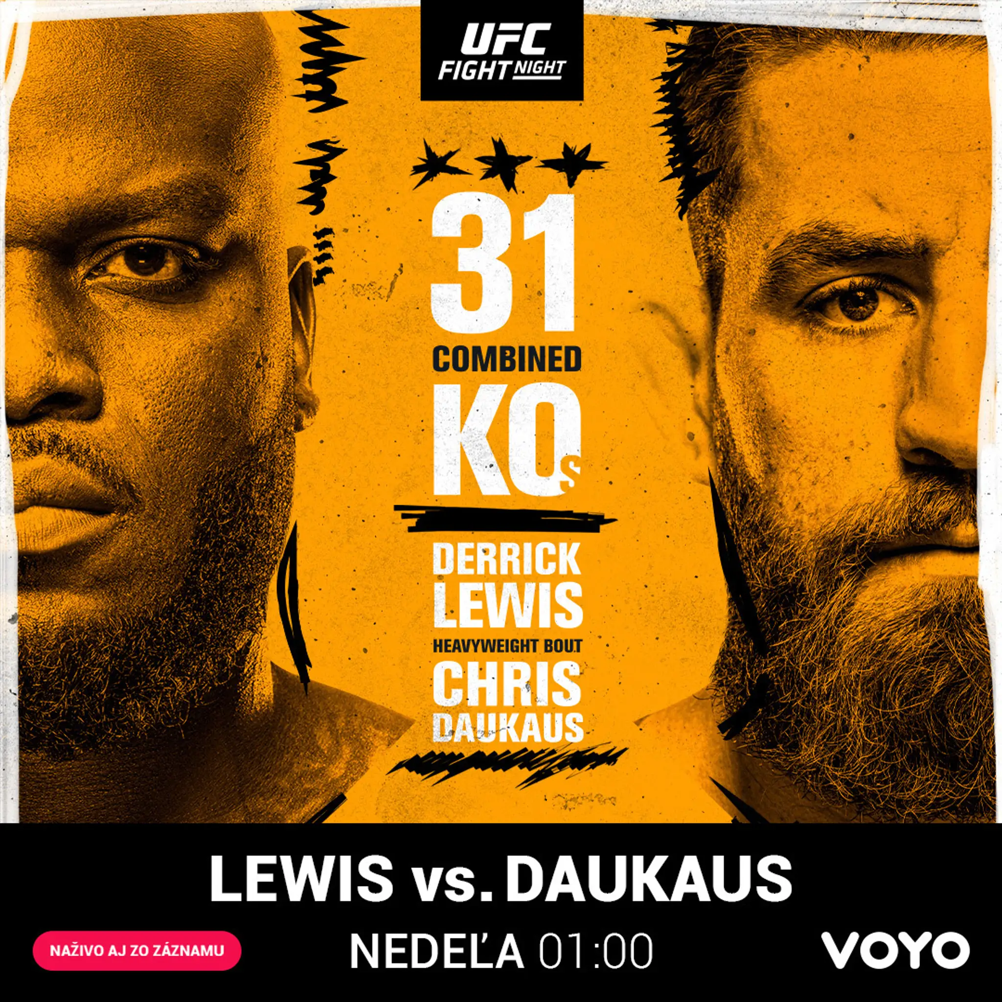 UFC Fight Night: Lewis vs Daukaus.