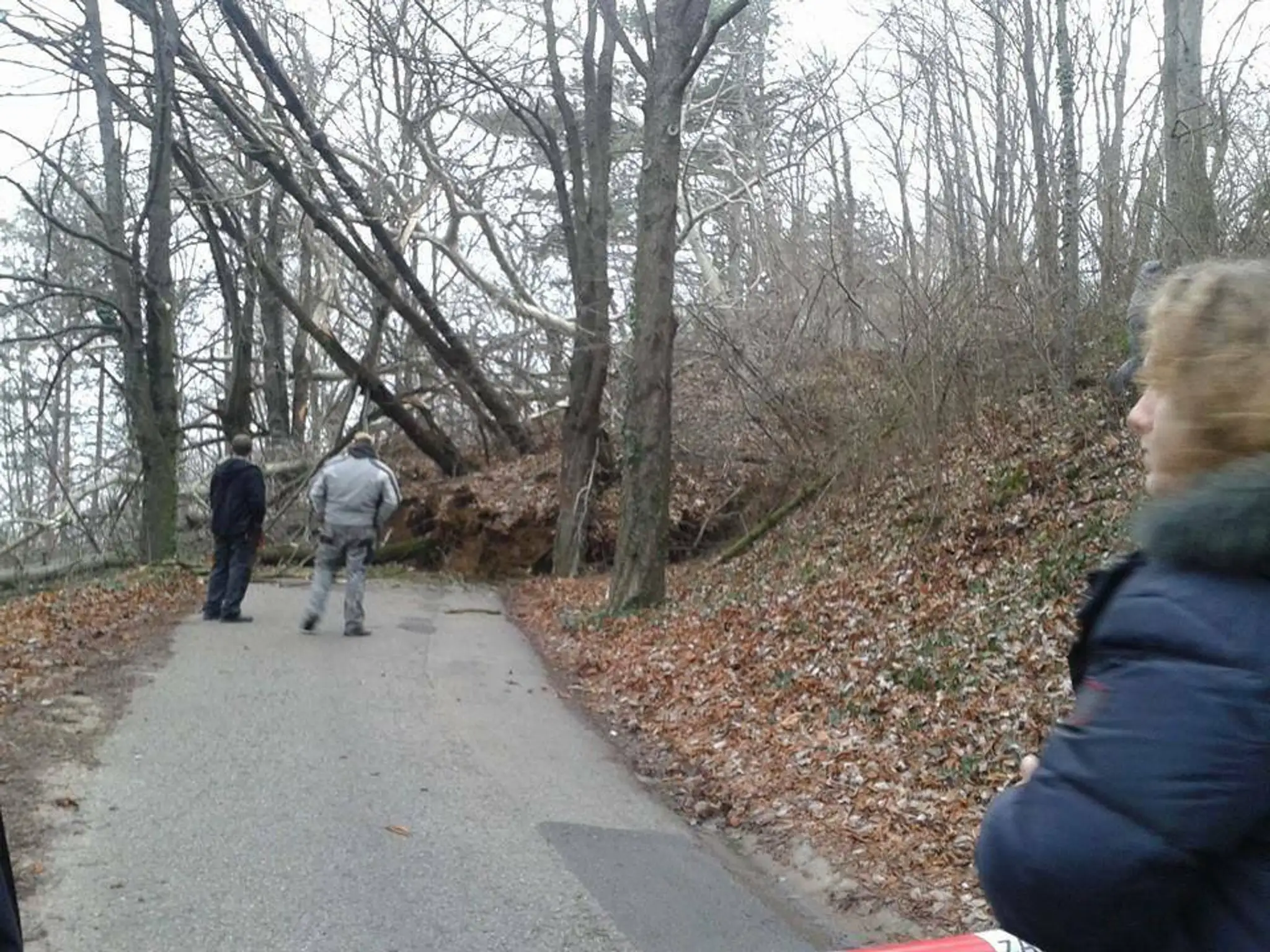 Zosuv pôdy v Piešťanoch