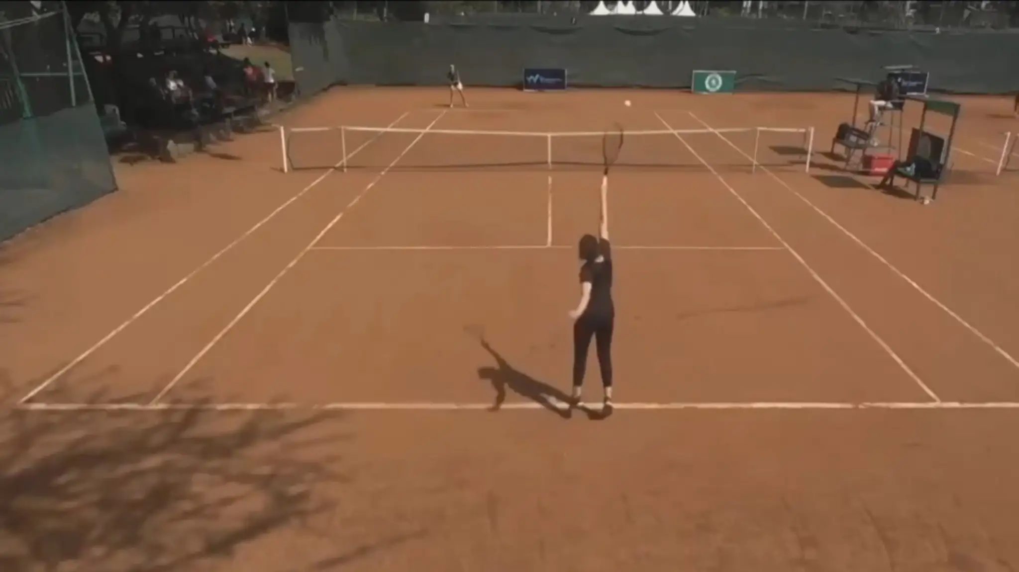 Egypťanka Hajar Abdelkaderová predviedla na turnaji divadlo. (cropped)