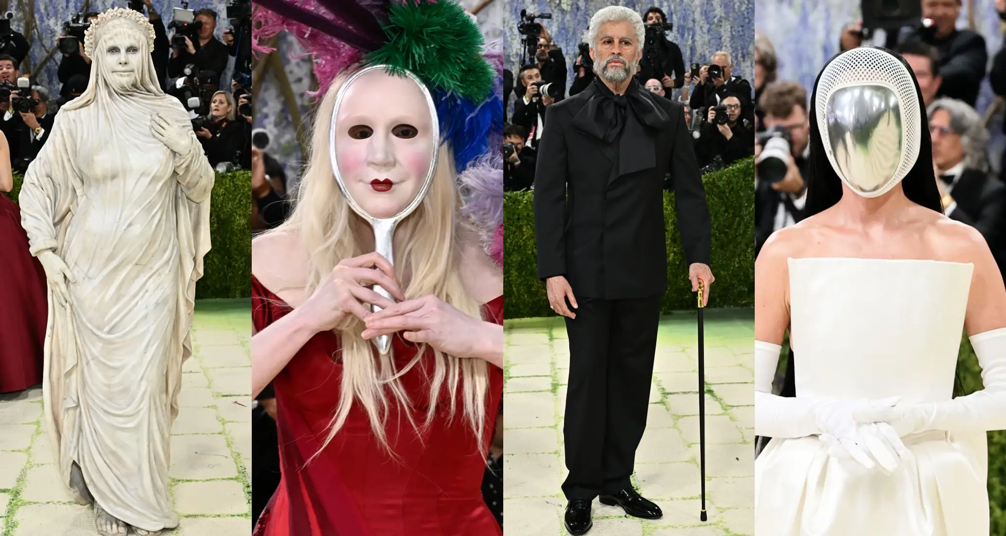 Zamaskované celebrity na Met Gala 2026.