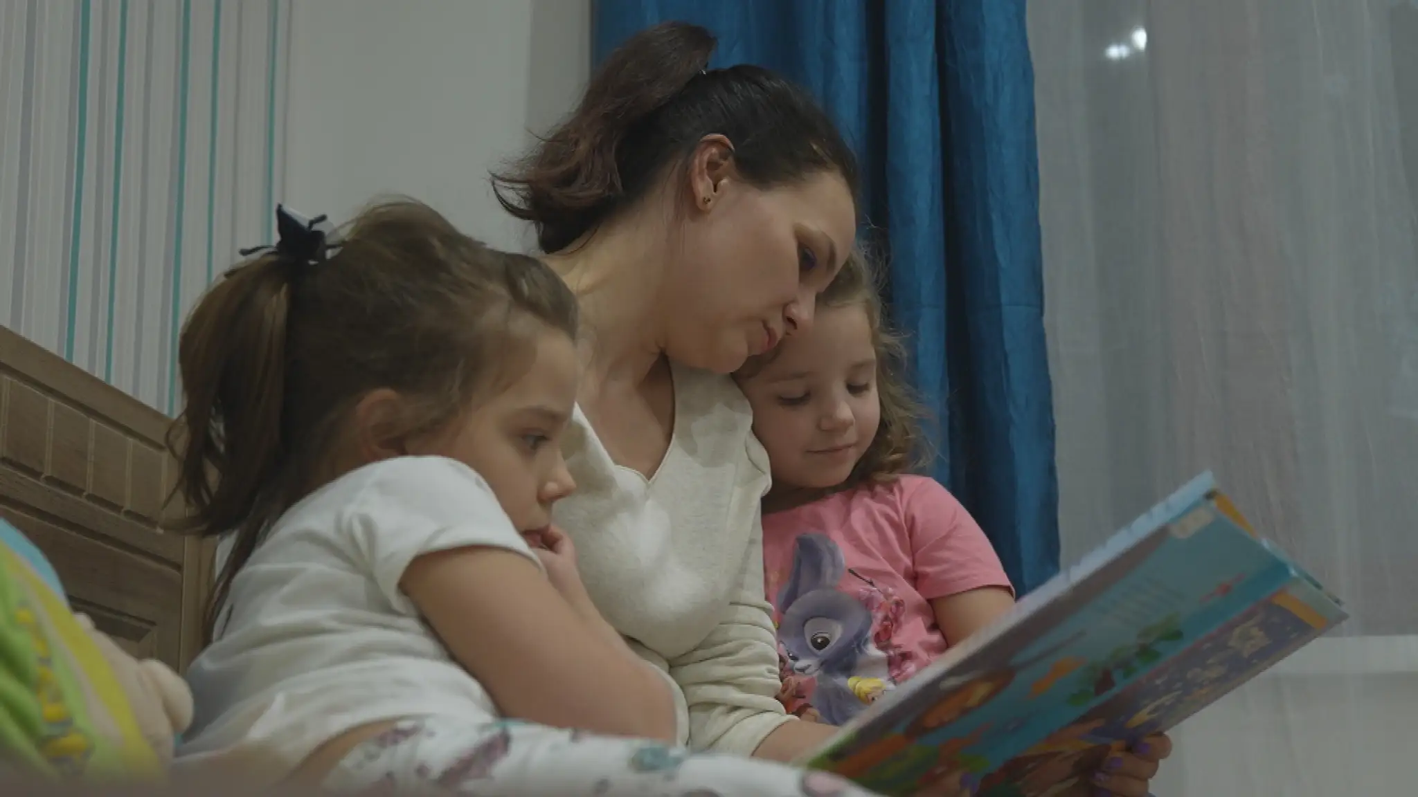 Mariya Gerasymenko s deťmi.