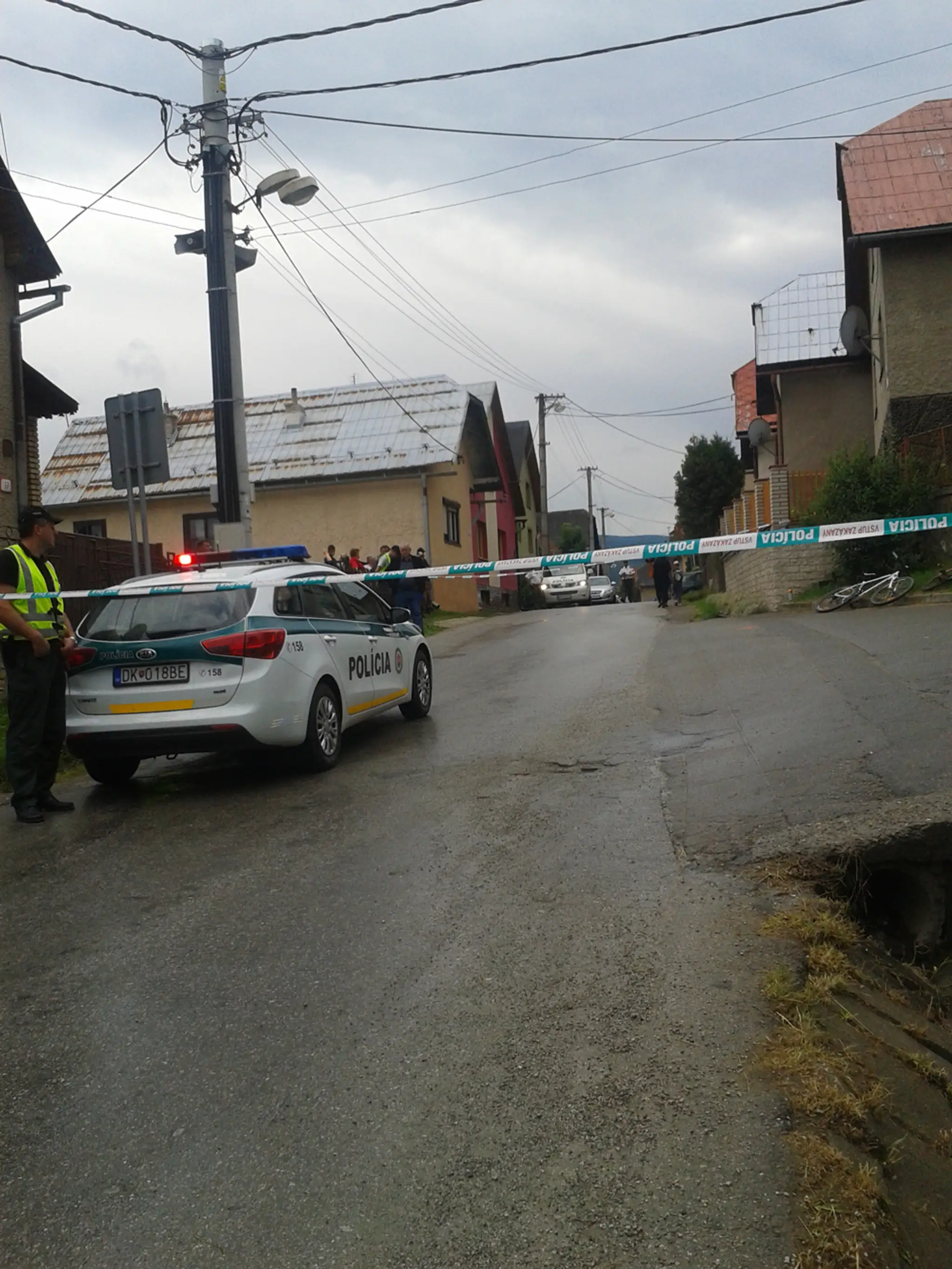Zrážka dvoch cyklistov v Hruštíne.