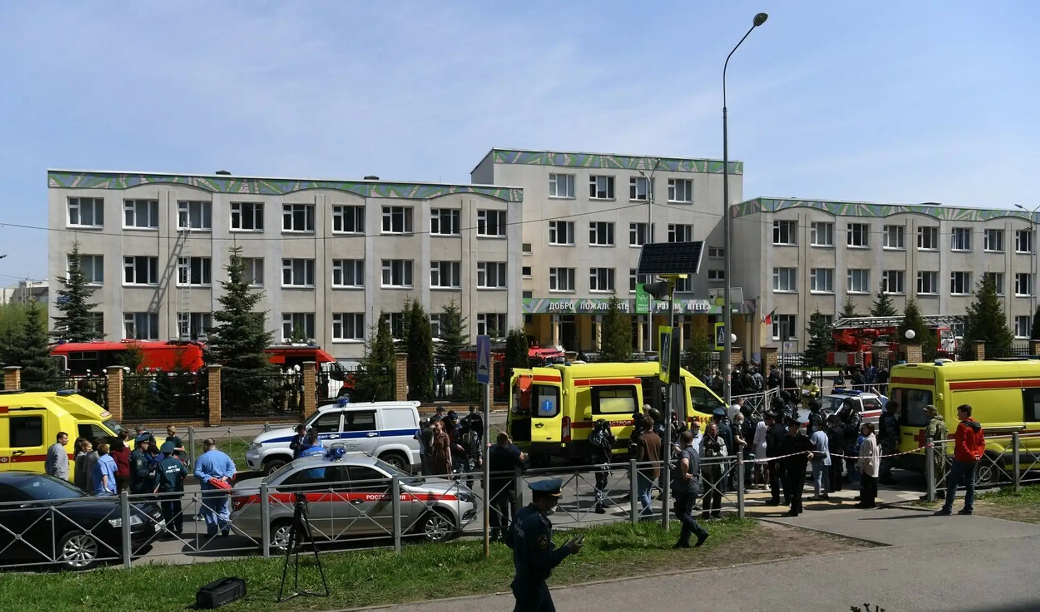 Streľba na škole v ruskom Kazani