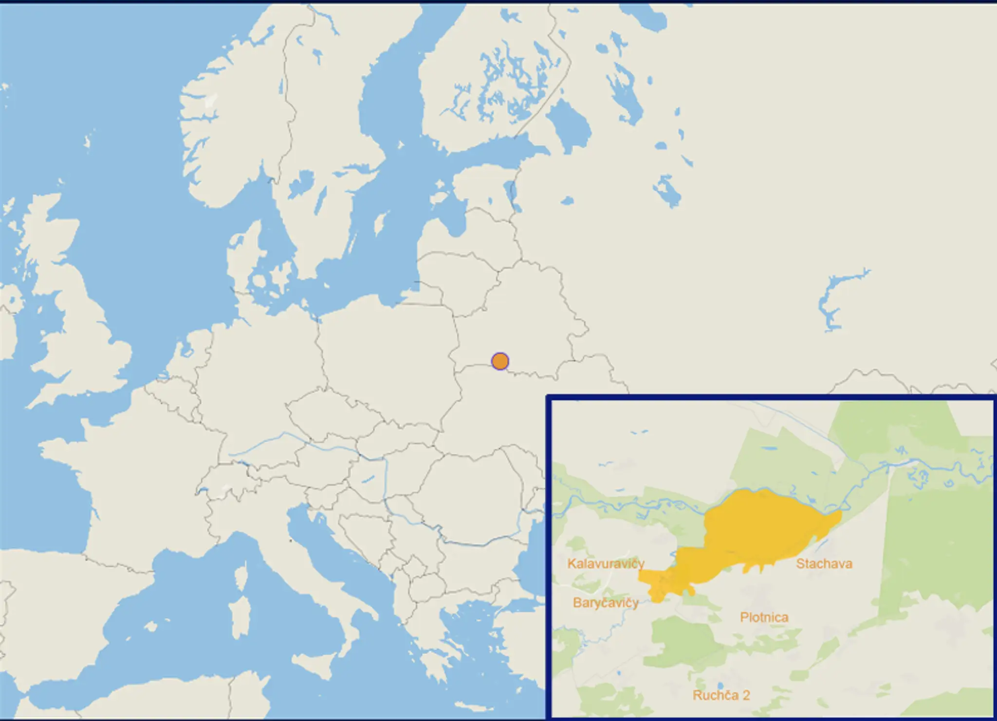 Pripjaťské mokrade.