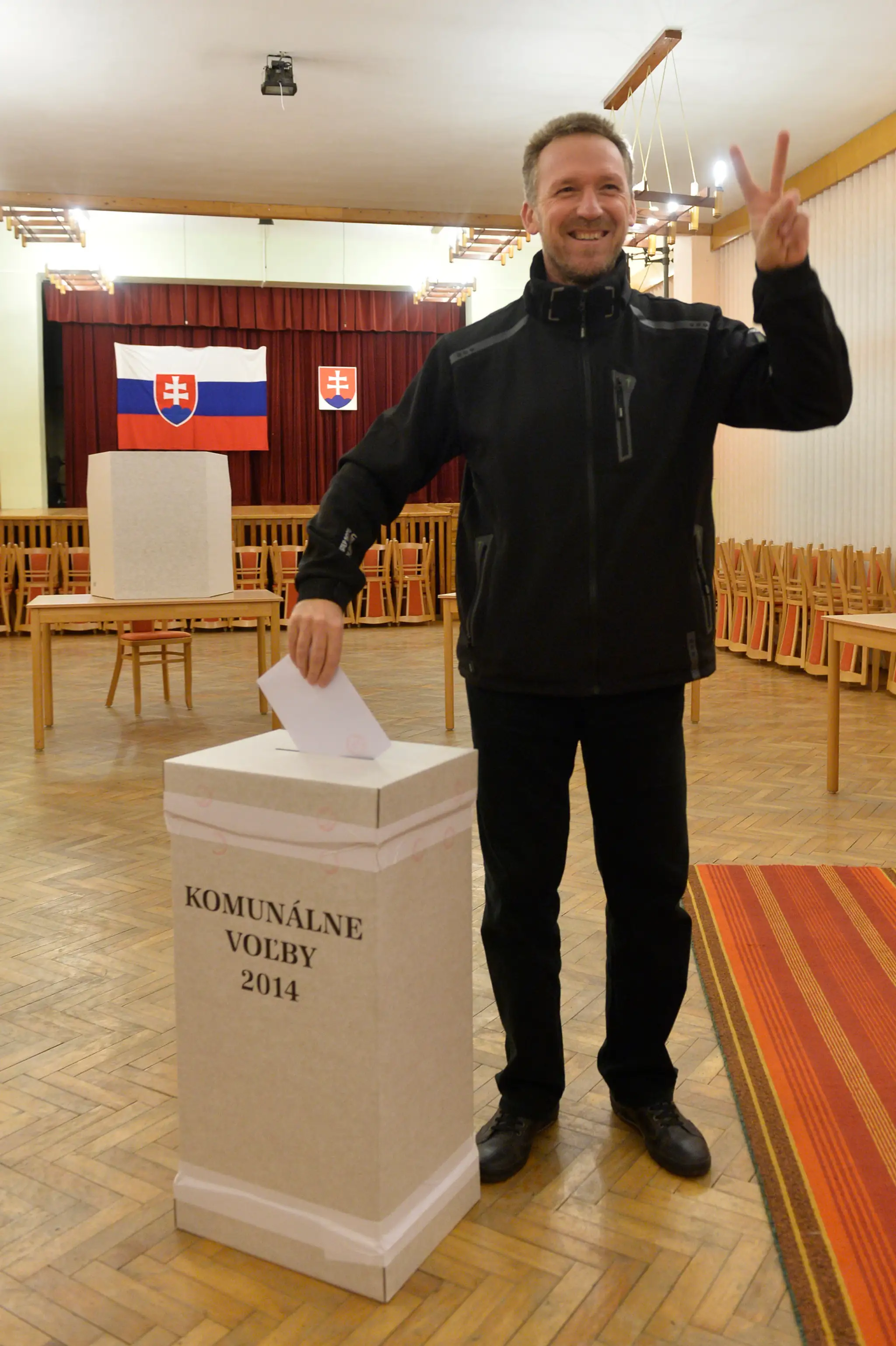 Prvý volič na Slovensku Jaroslav Fuska