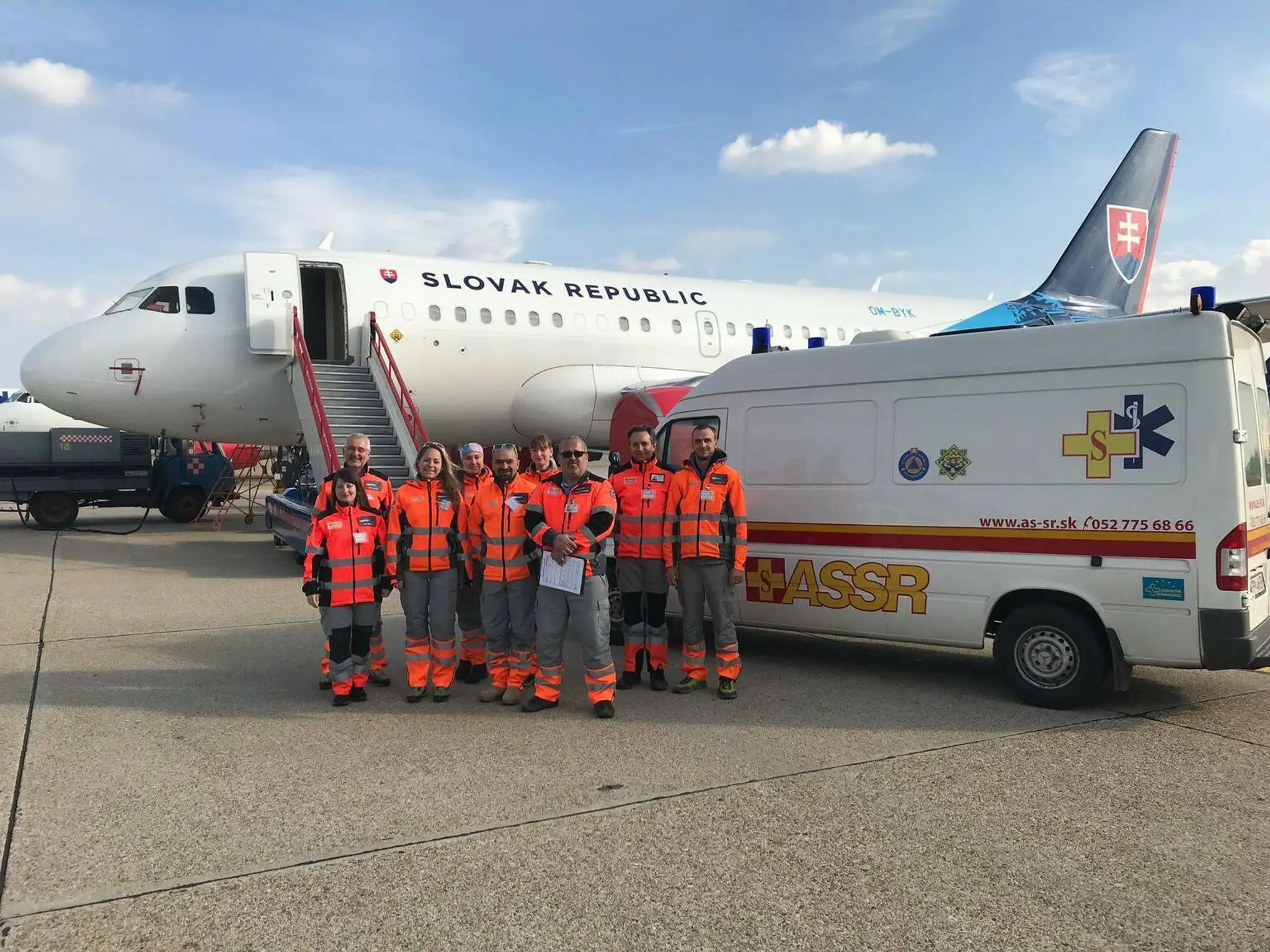 Slovenskí samaritáni na archívnej snímke z roku 2019.