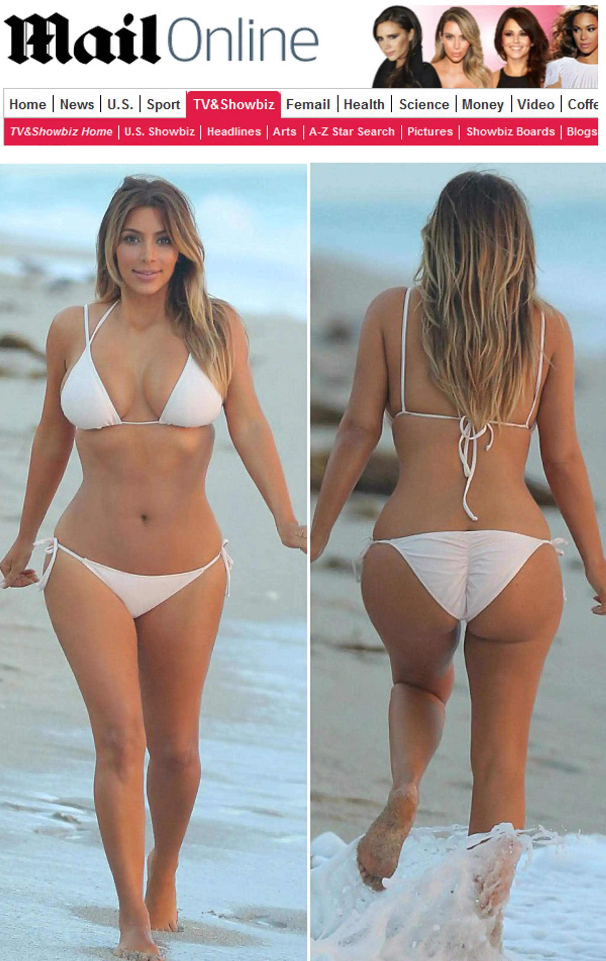 Sexy postavička Kim Kardashian