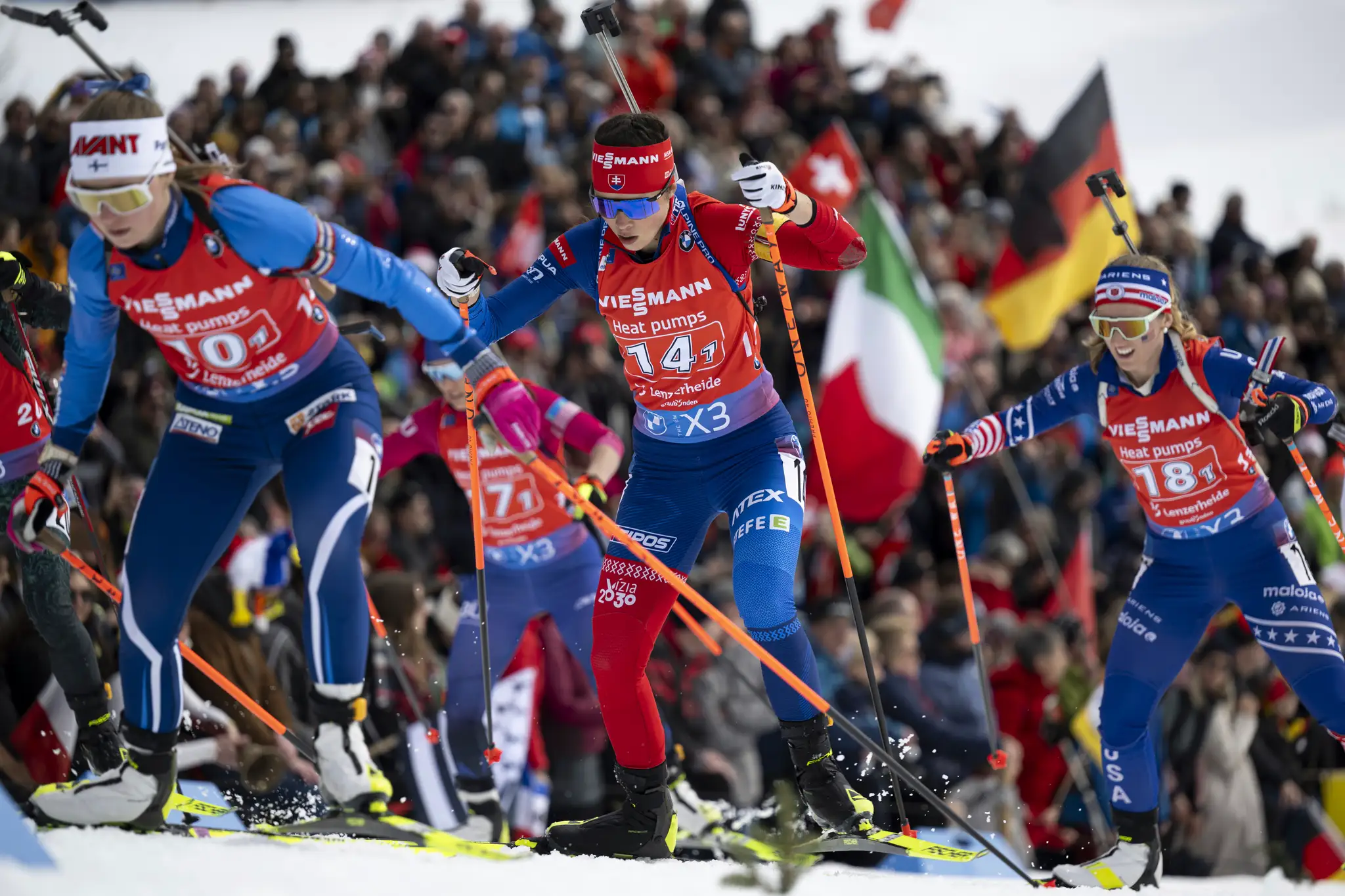 Biatlon štafeta ženy