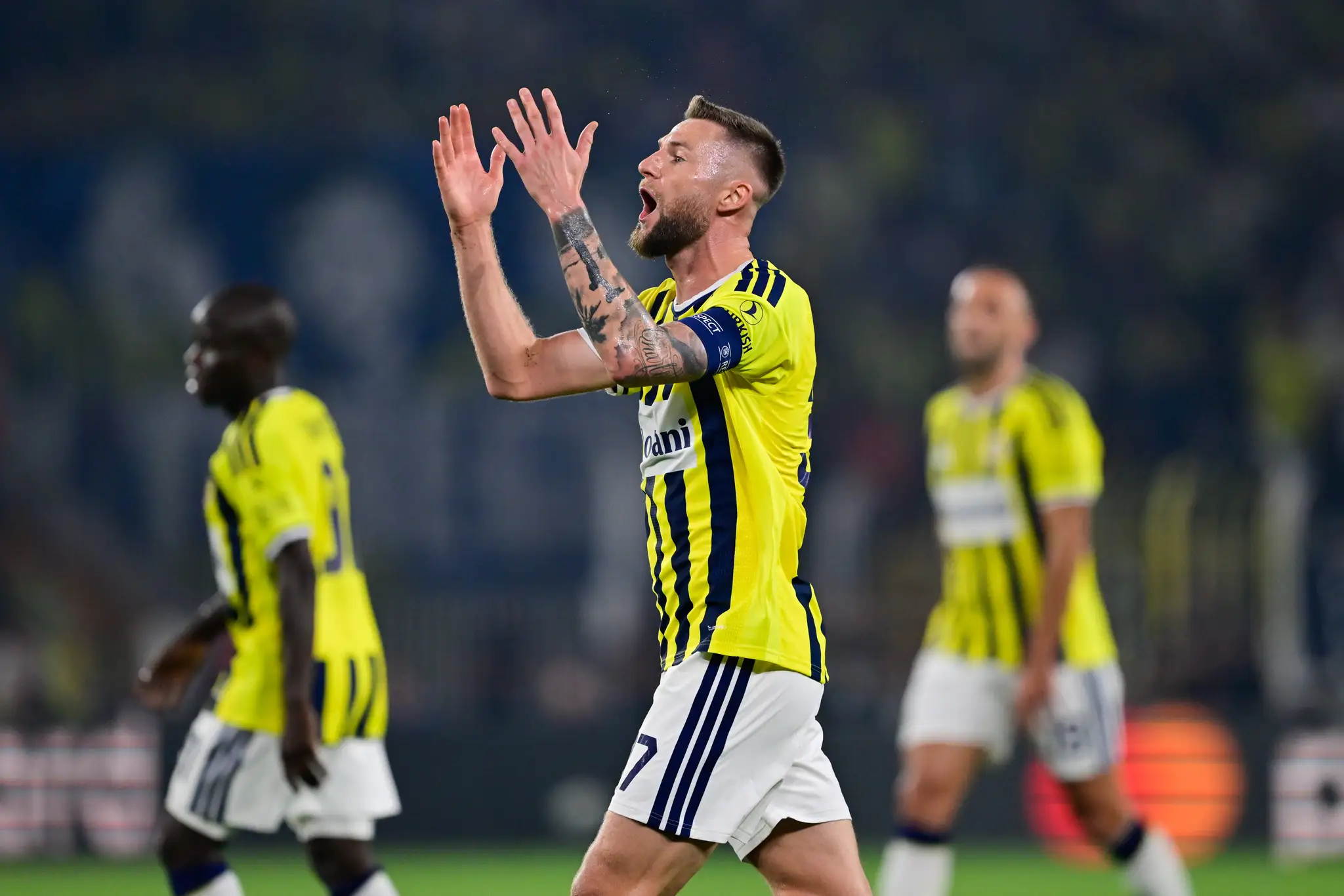 Slovenský stopér Fenerbahce Milan Škriniar.