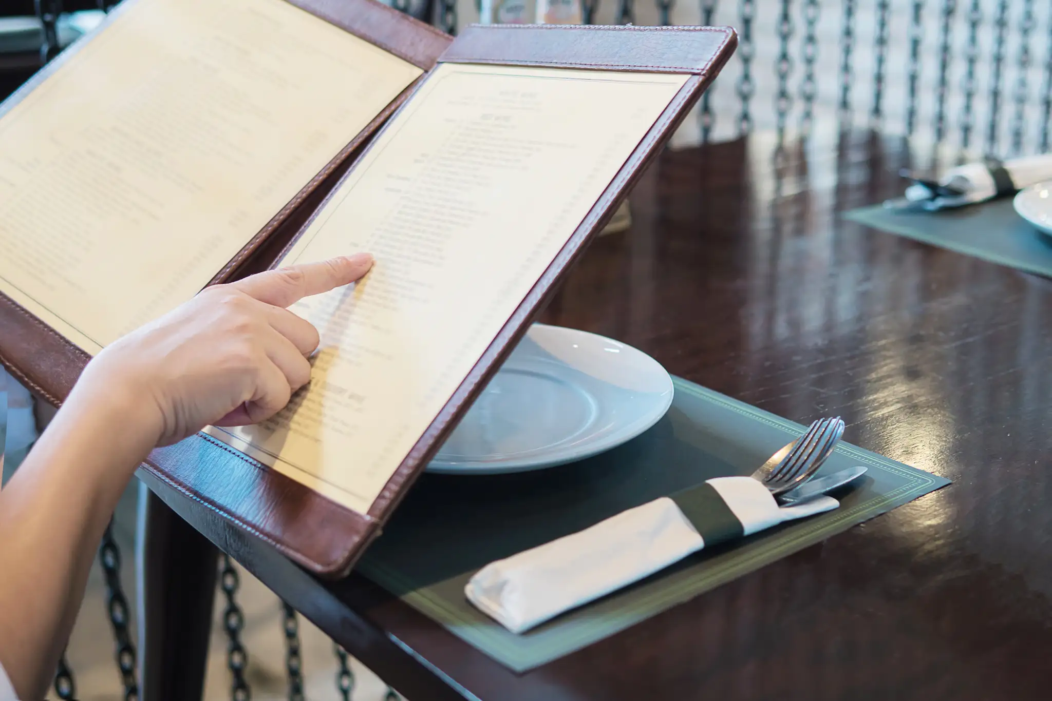menu, reštaurácia