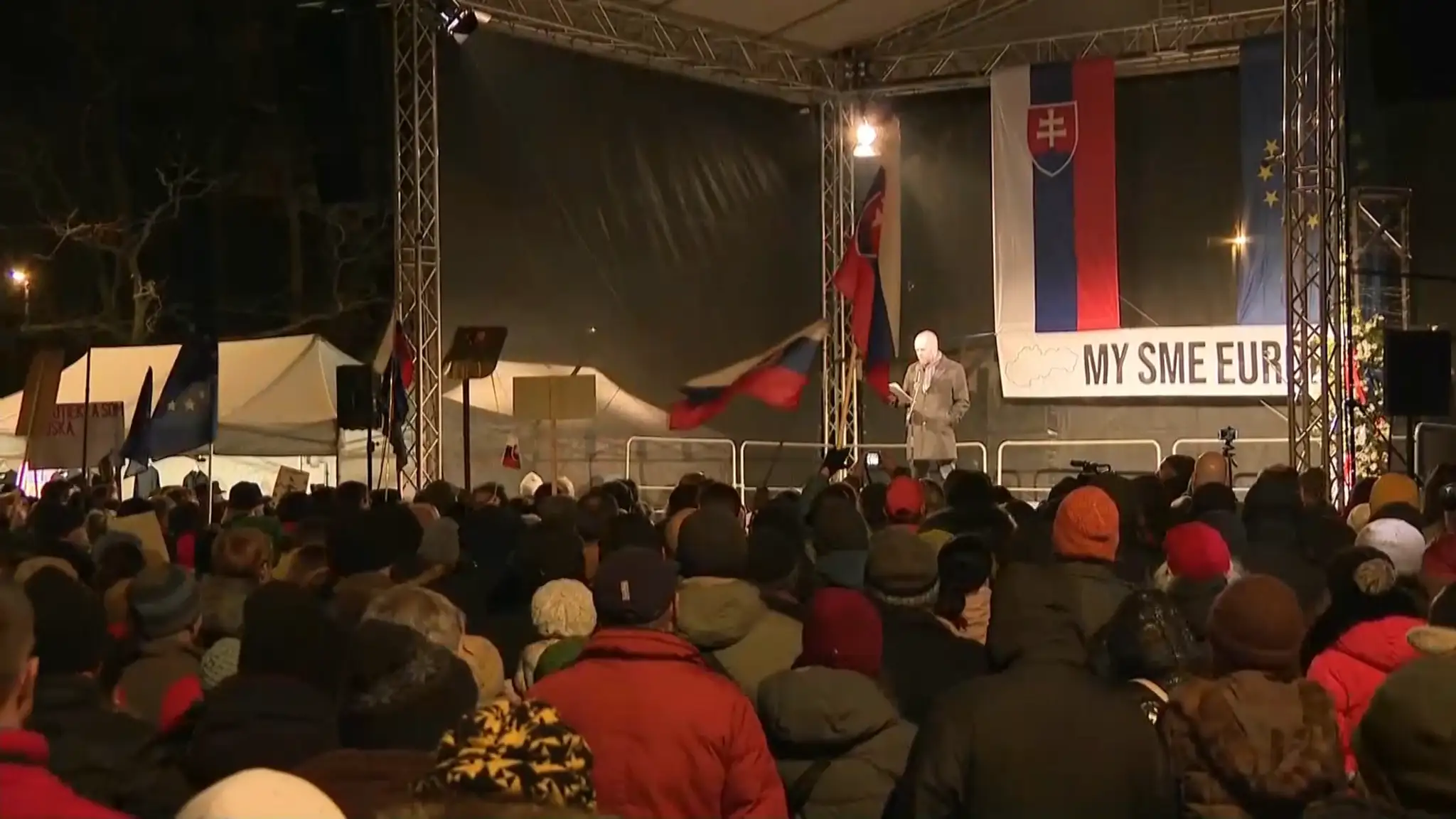 Protest v Bratislave (24. 1.)