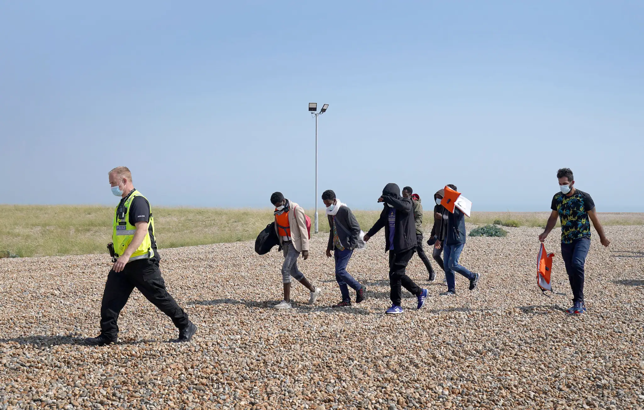 Zadržaní migranti v Británii