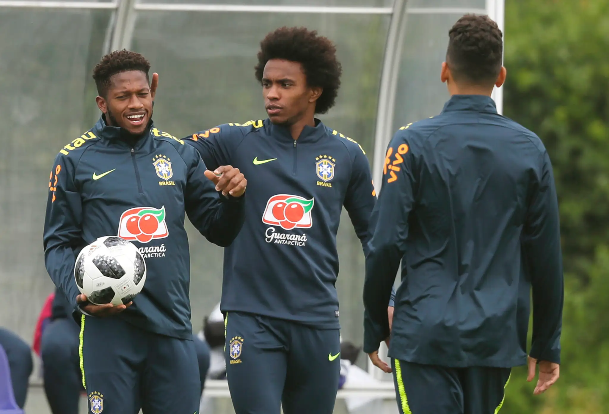 Brazílčan Fred počas prípravy na MS 2018.