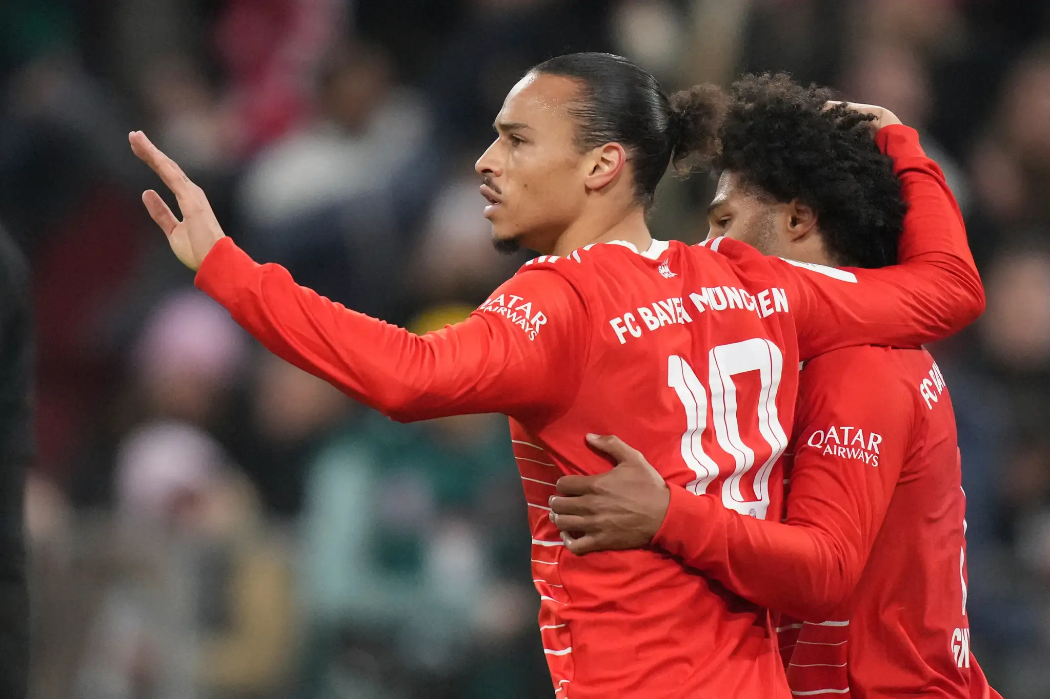 Serge Gnabry a Leroy Sane