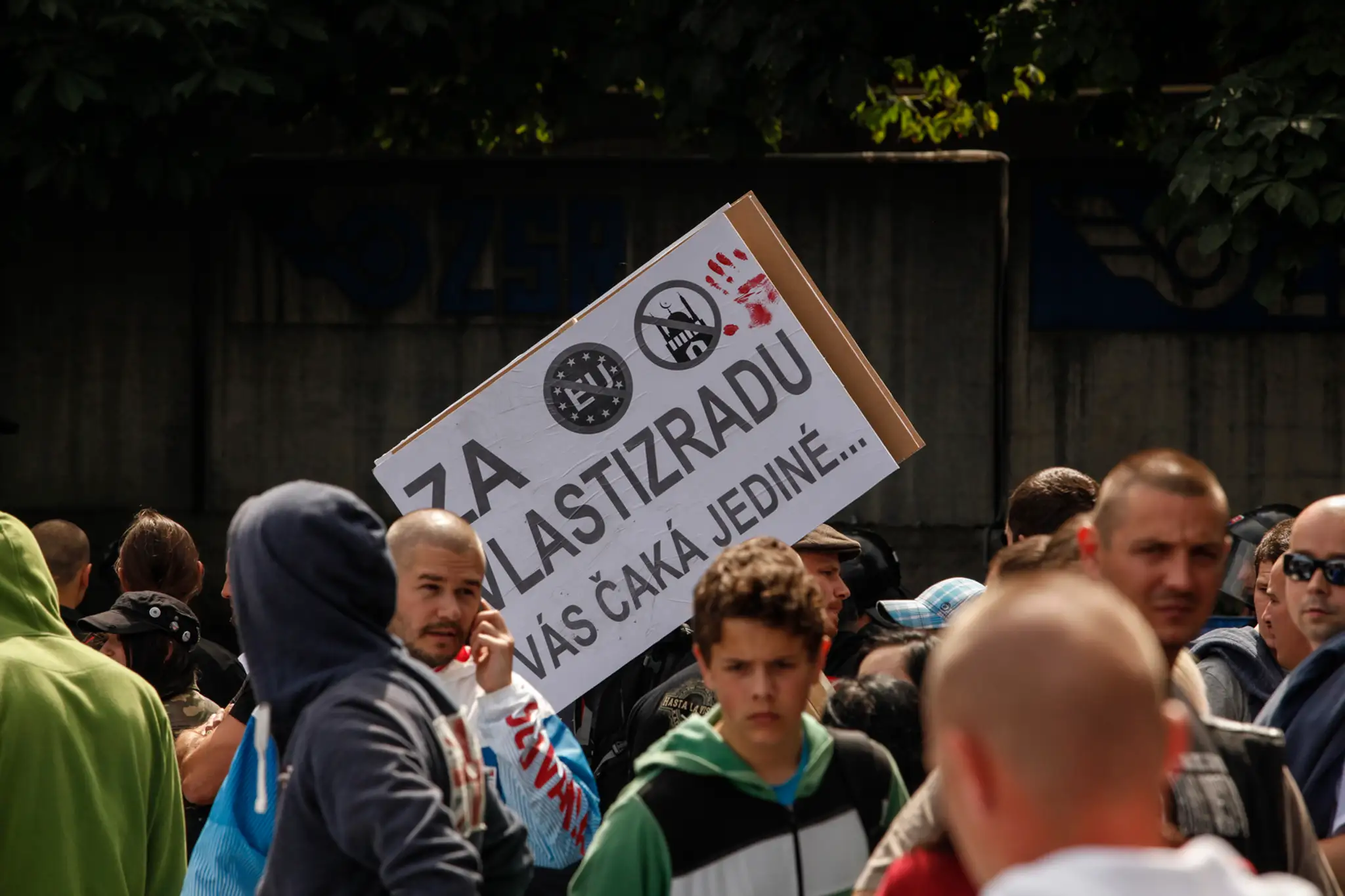 Protest a pochod "STOP islamizácii Európy" 20. júna 2015 v Bratislave