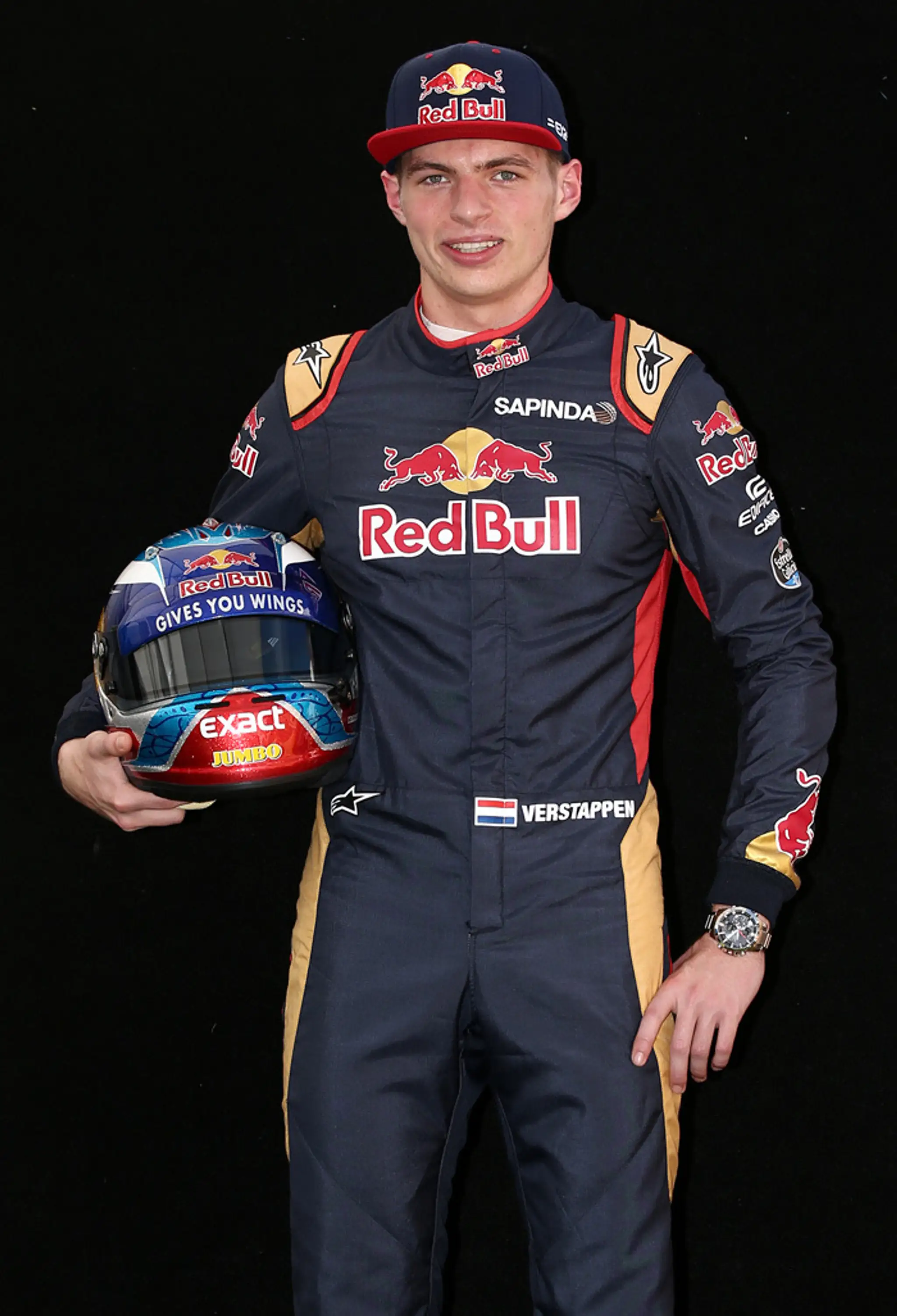 Holandský jazdec tímu Toro Rosso Max Verstappen.