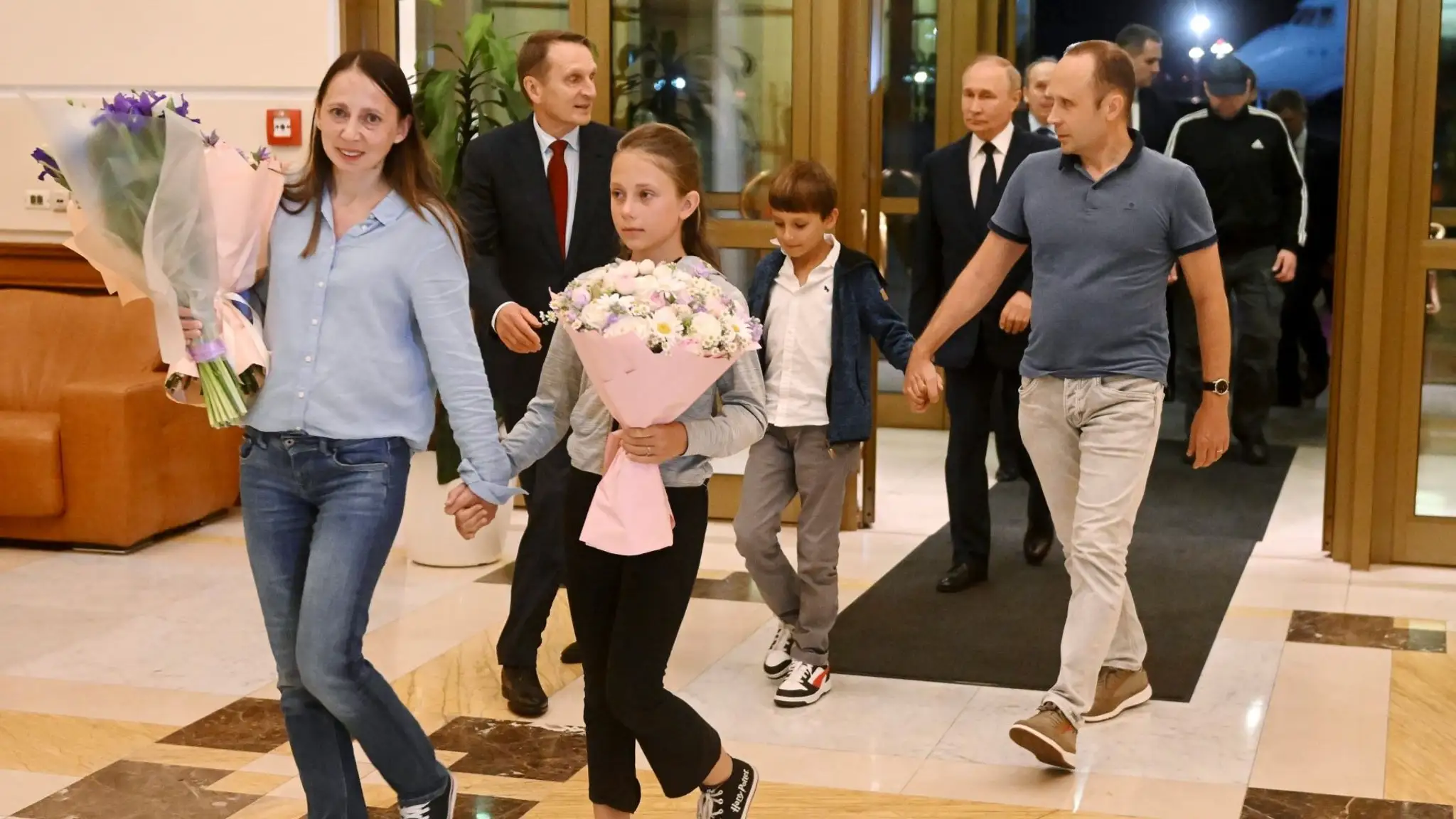 Deti väzňov, ktorí boli súčasťou výmeny